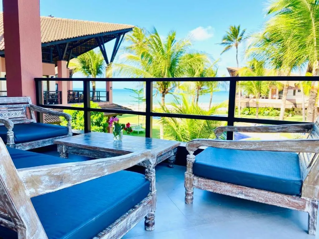 Balcony/Terrace in Dream Beach Cumbuco Superior Oceanfront Apartments