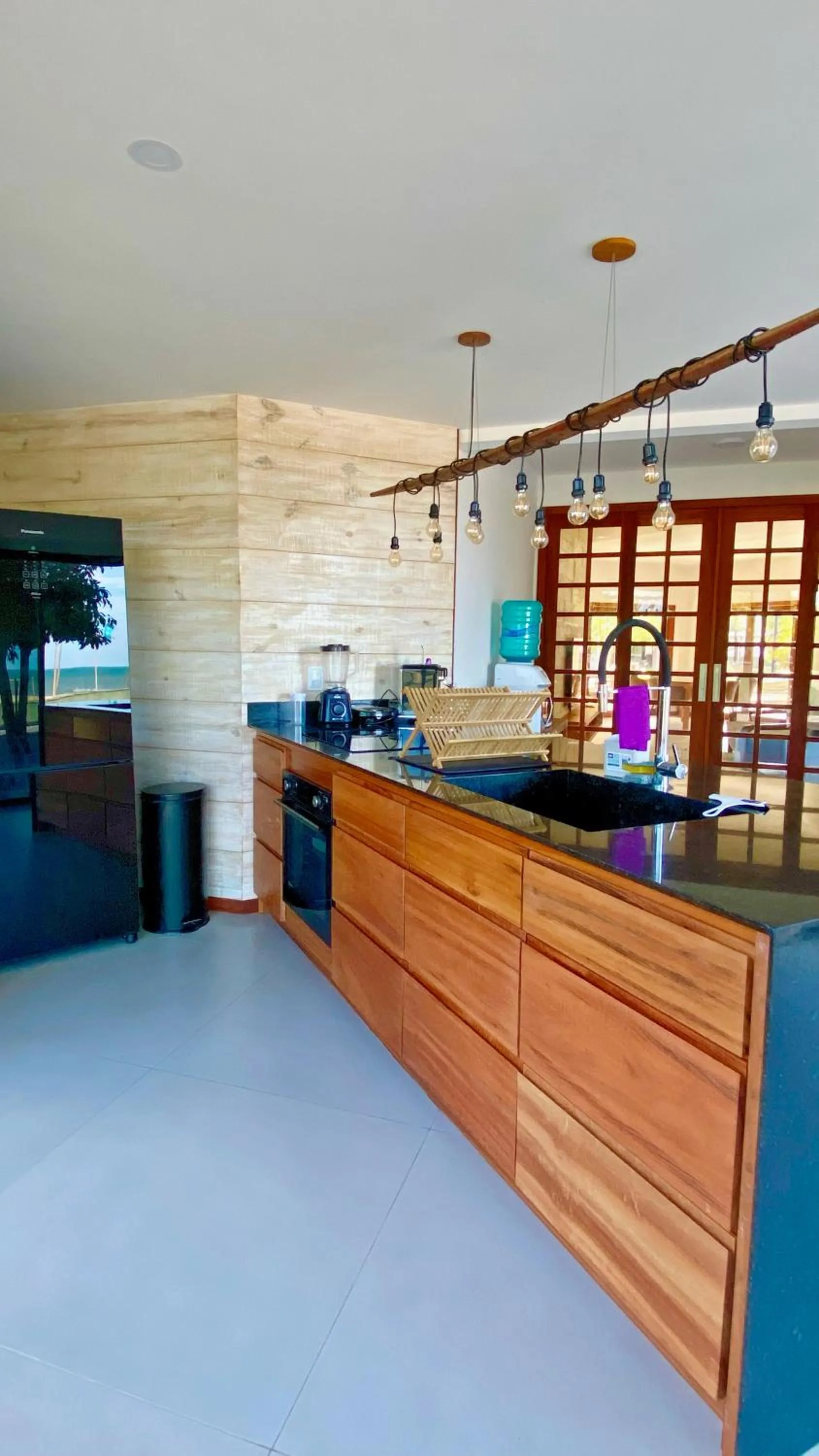 Kitchen or kitchenette in Dream Beach Cumbuco Superior Oceanfront Apartments