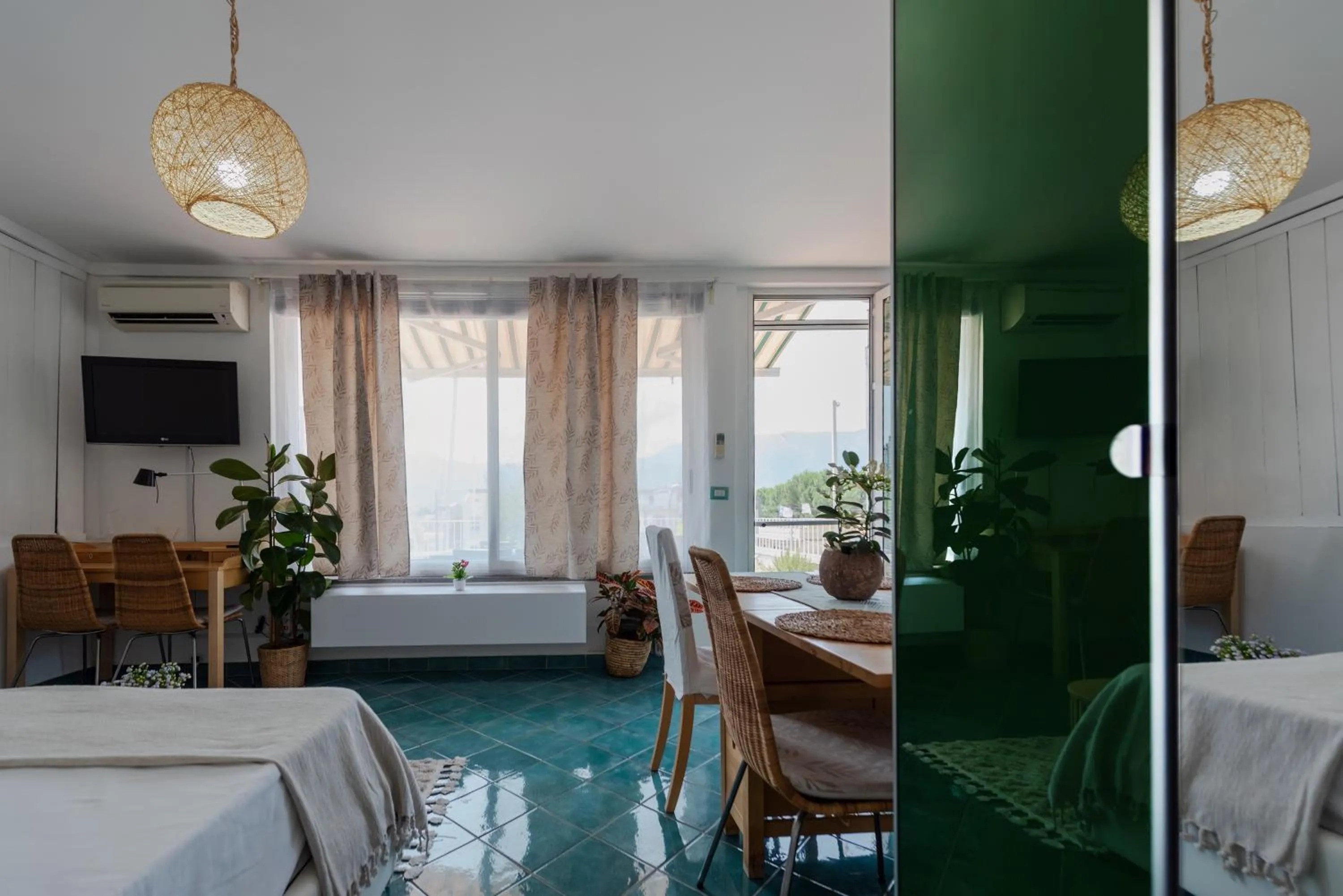 View (from property/room), Bed in Terra Mia in Terrazza