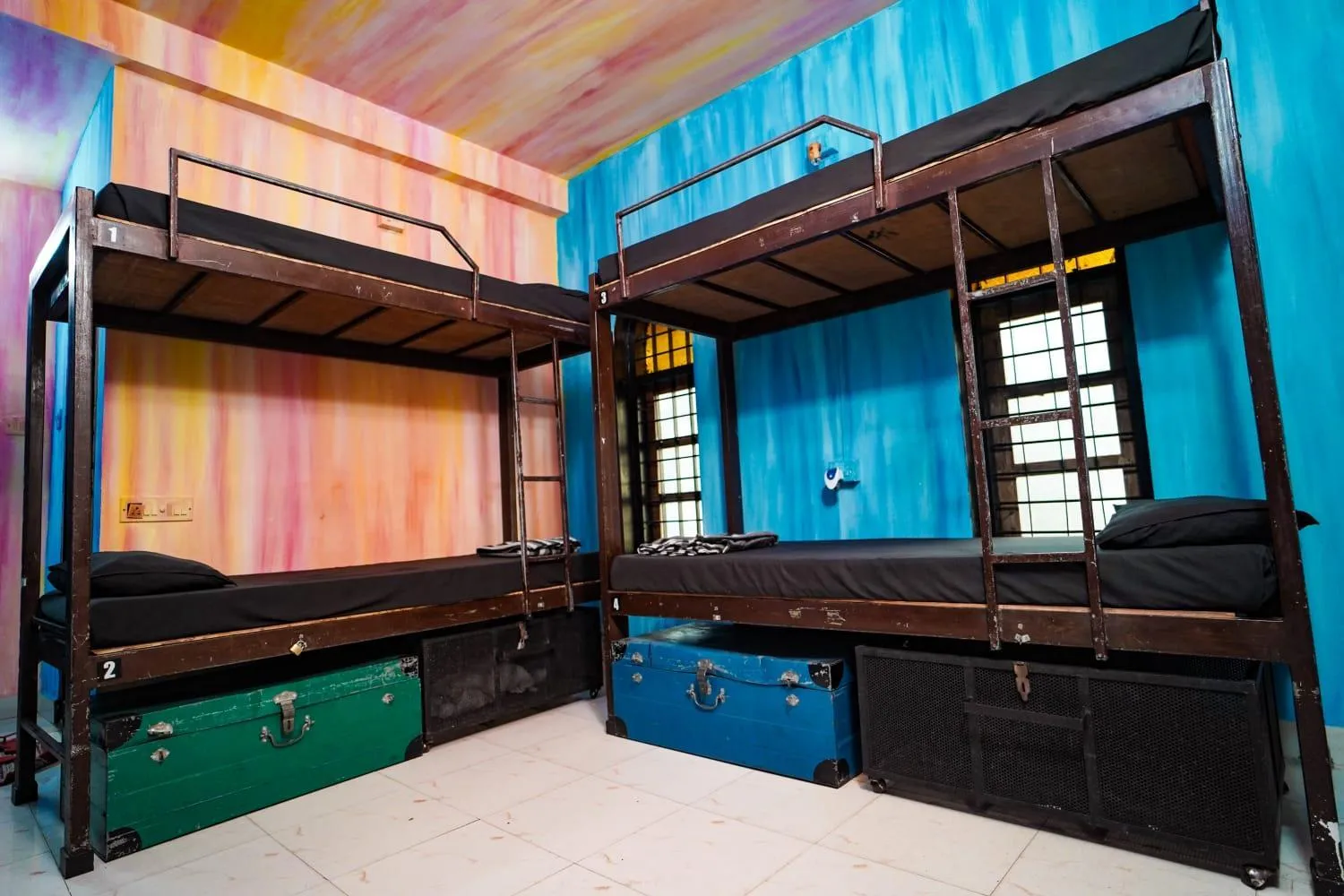 Bed in Santa Maria Hostel, Fort Kochi