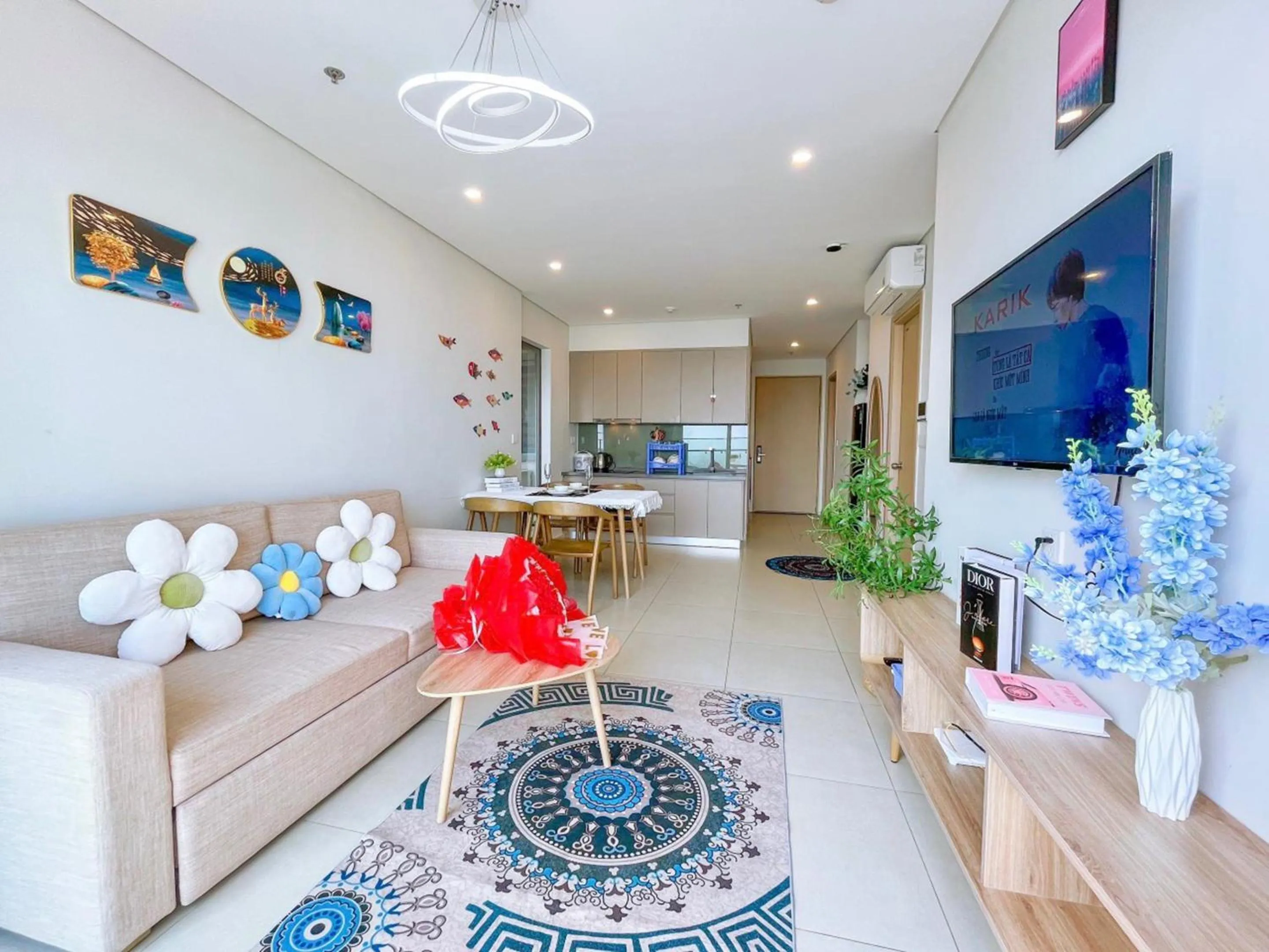 Living room in The Song Balcony Apartment Vung Tau