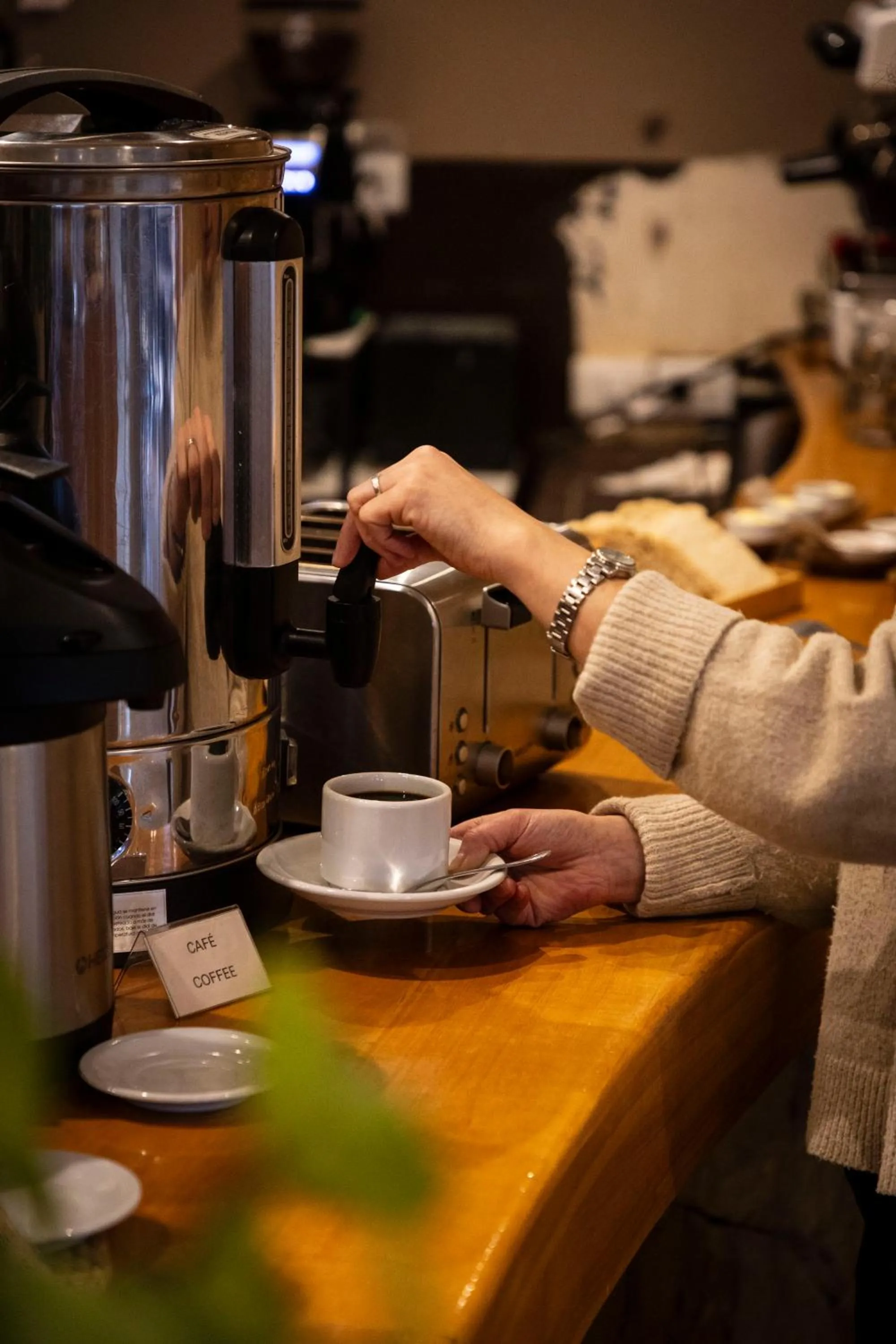 Buffet breakfast in Hotel Cordillera