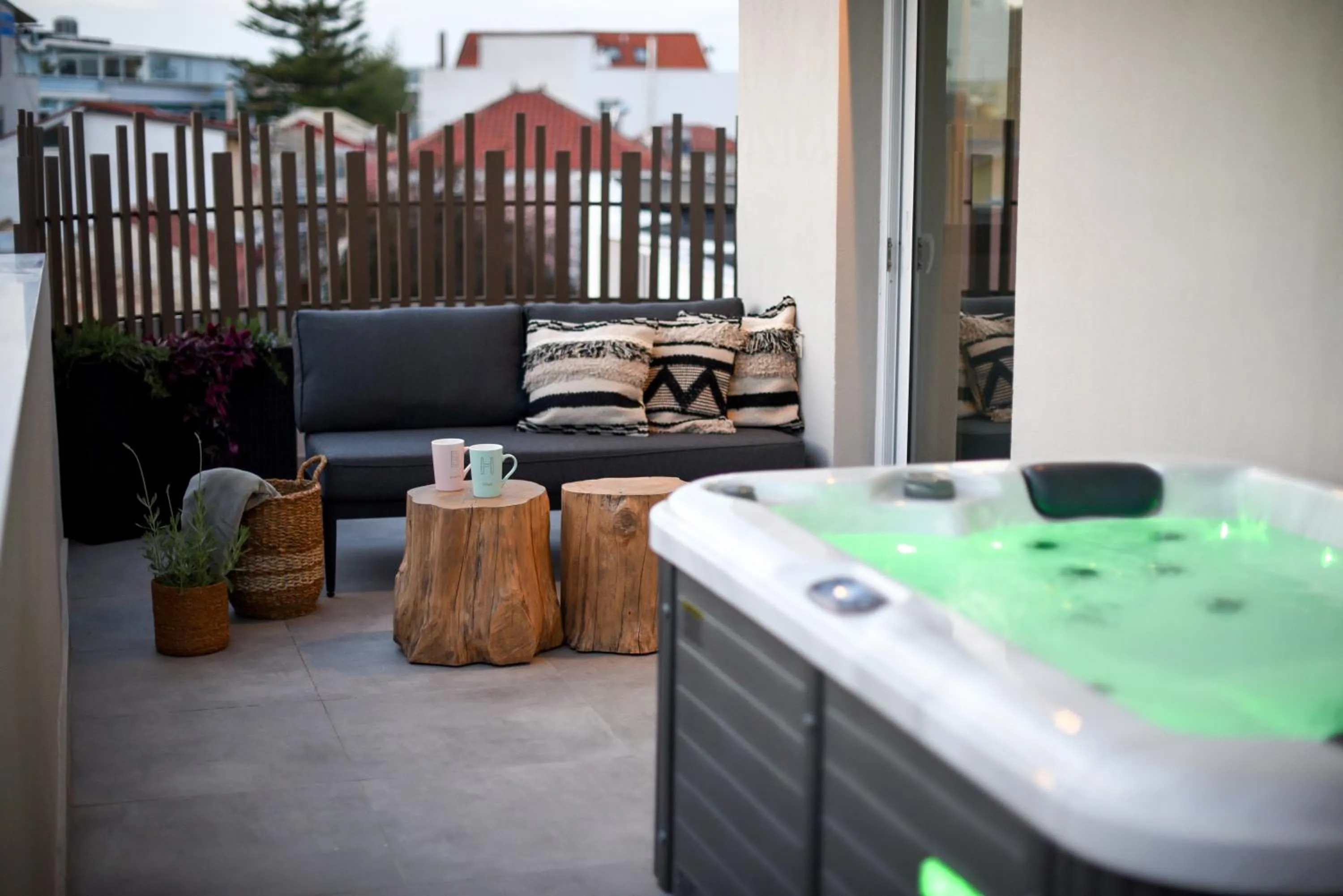 Hot Tub in Ambient Living Lofts