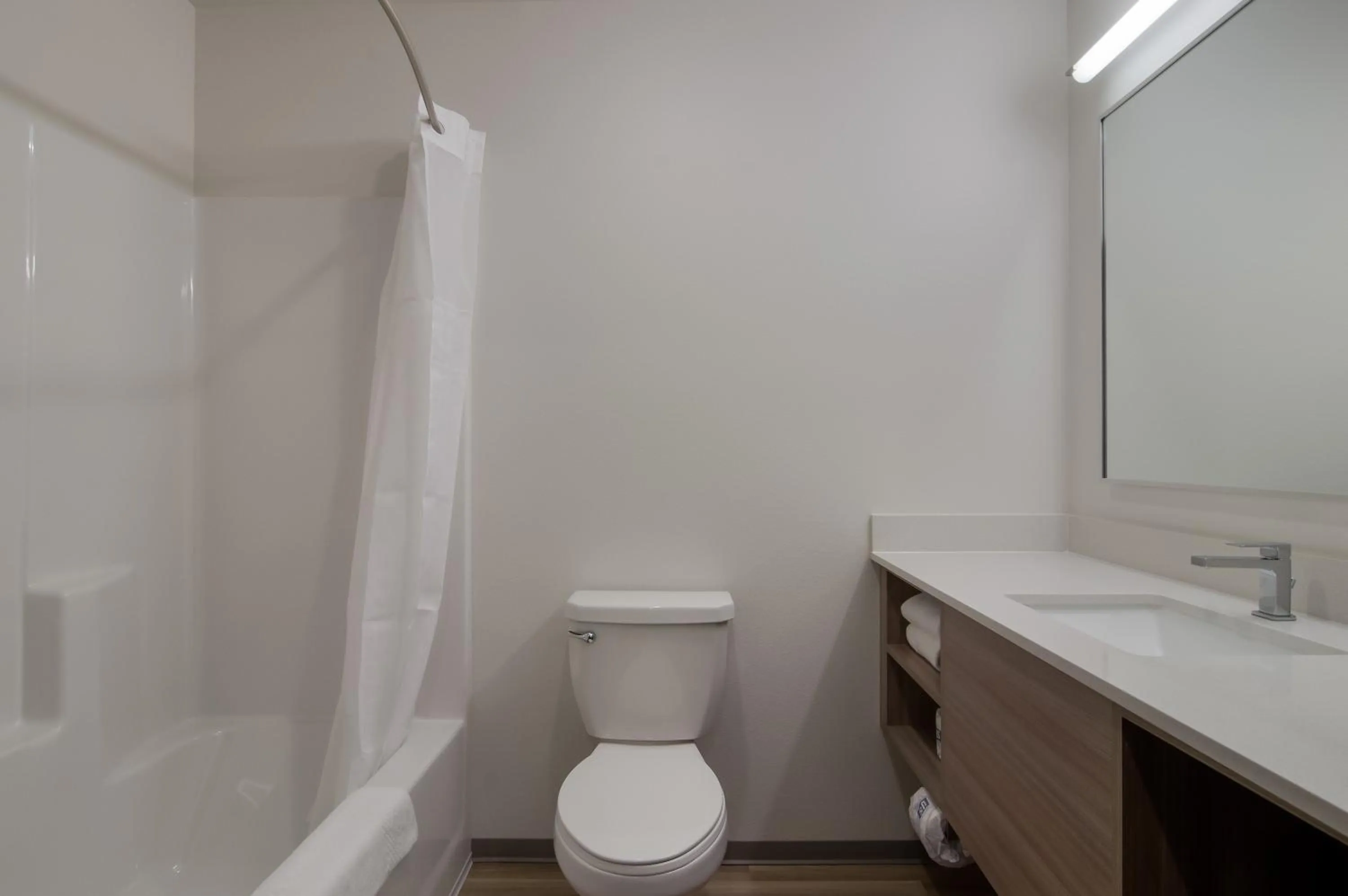 Bathroom in WoodSpring Suites Olympia - Lacey