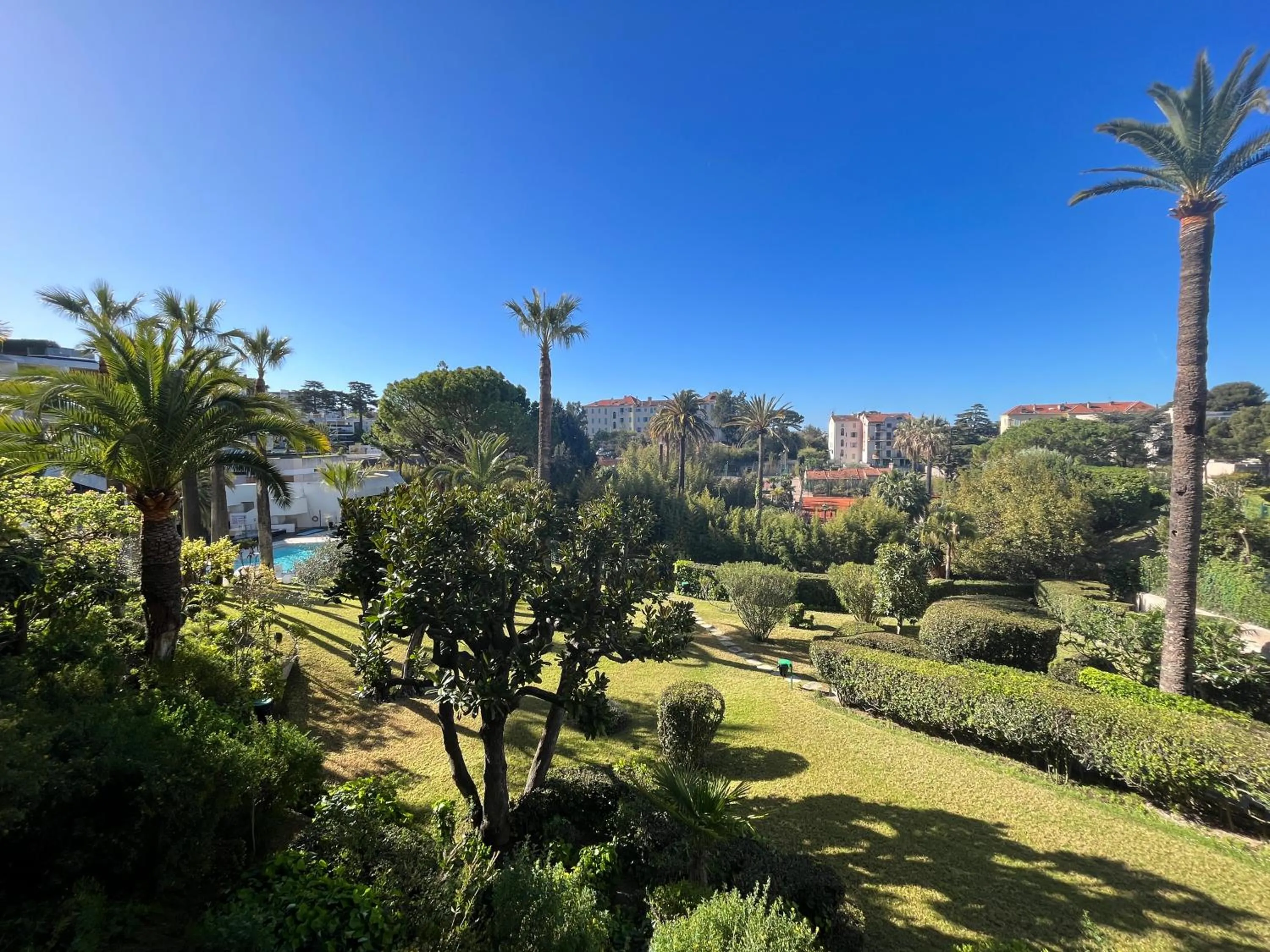 Garden view in Parc Montfleury