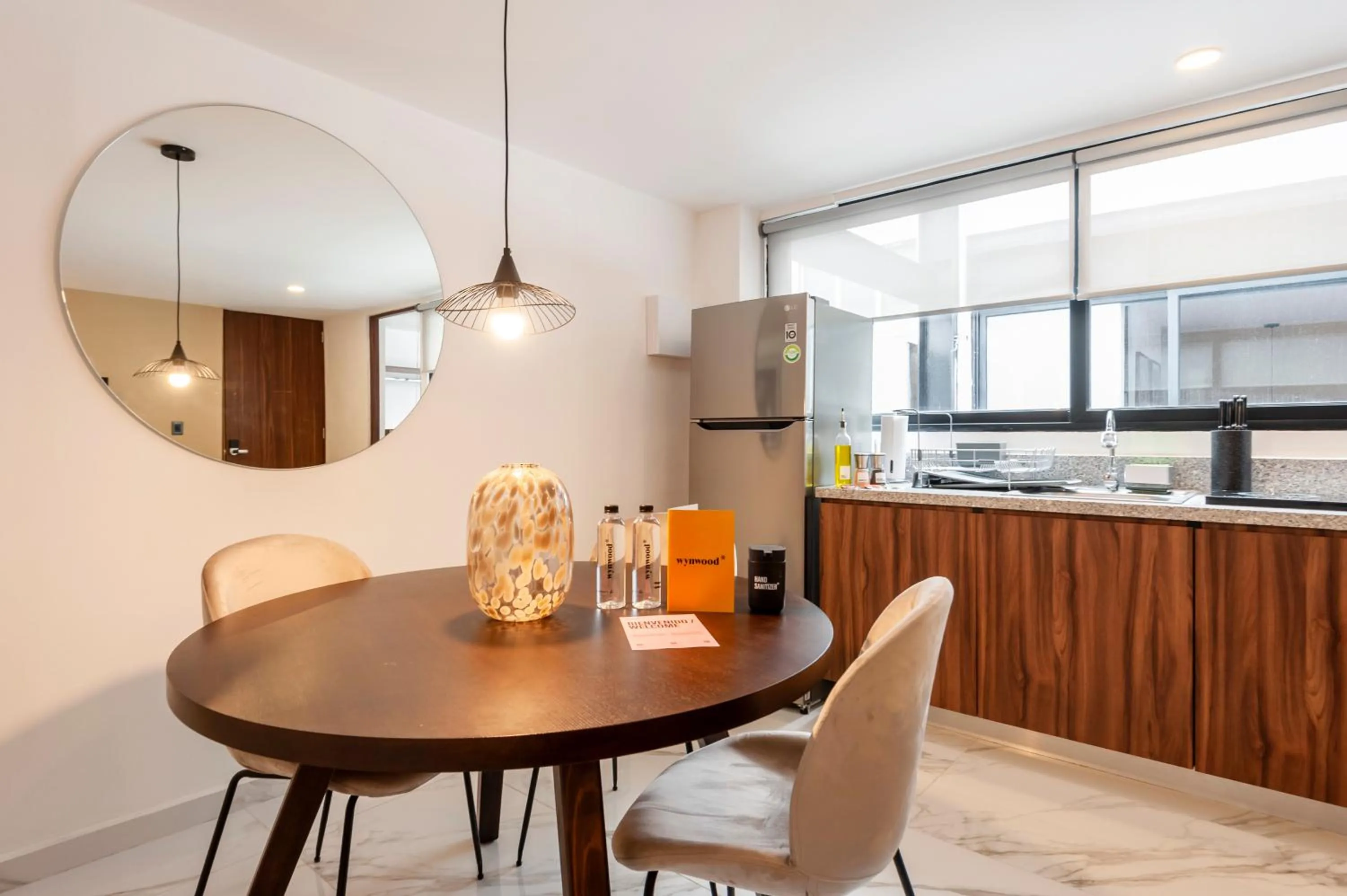 Dining area in Allan Poe 343 by Wynwood House