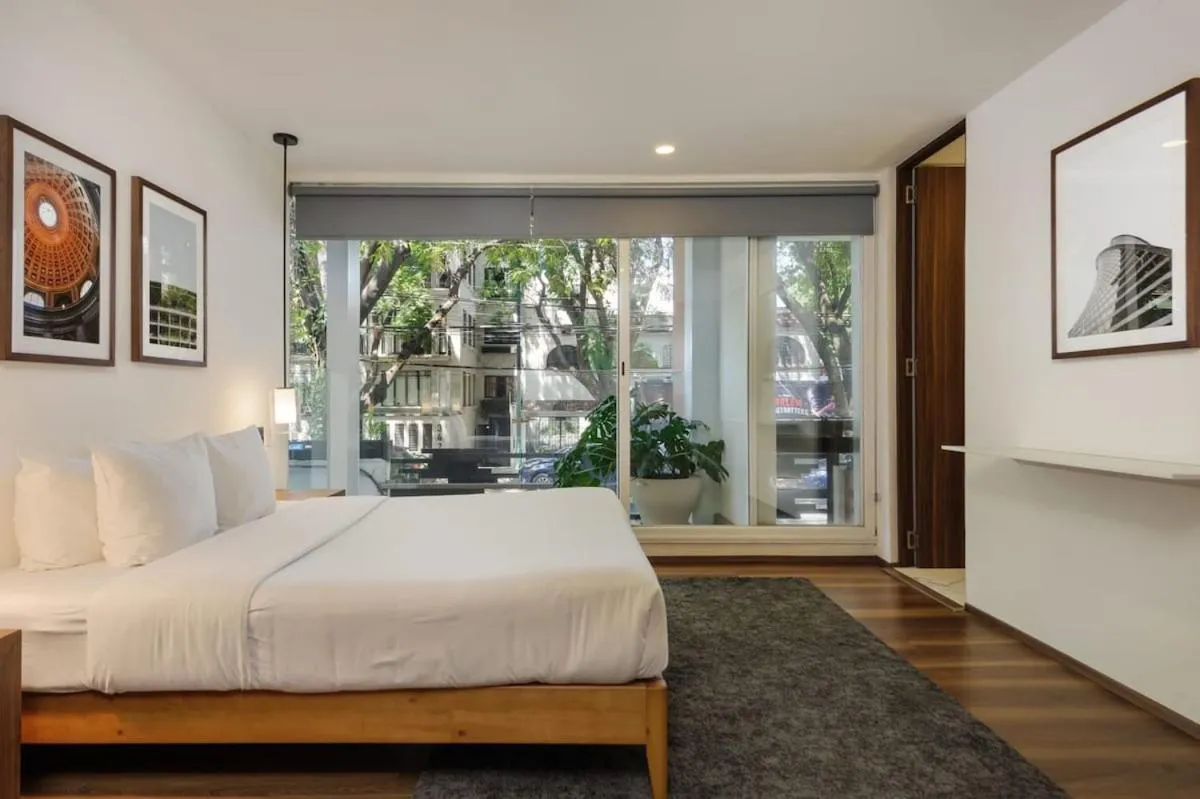 Bed in Allan Poe 343 by Wynwood House