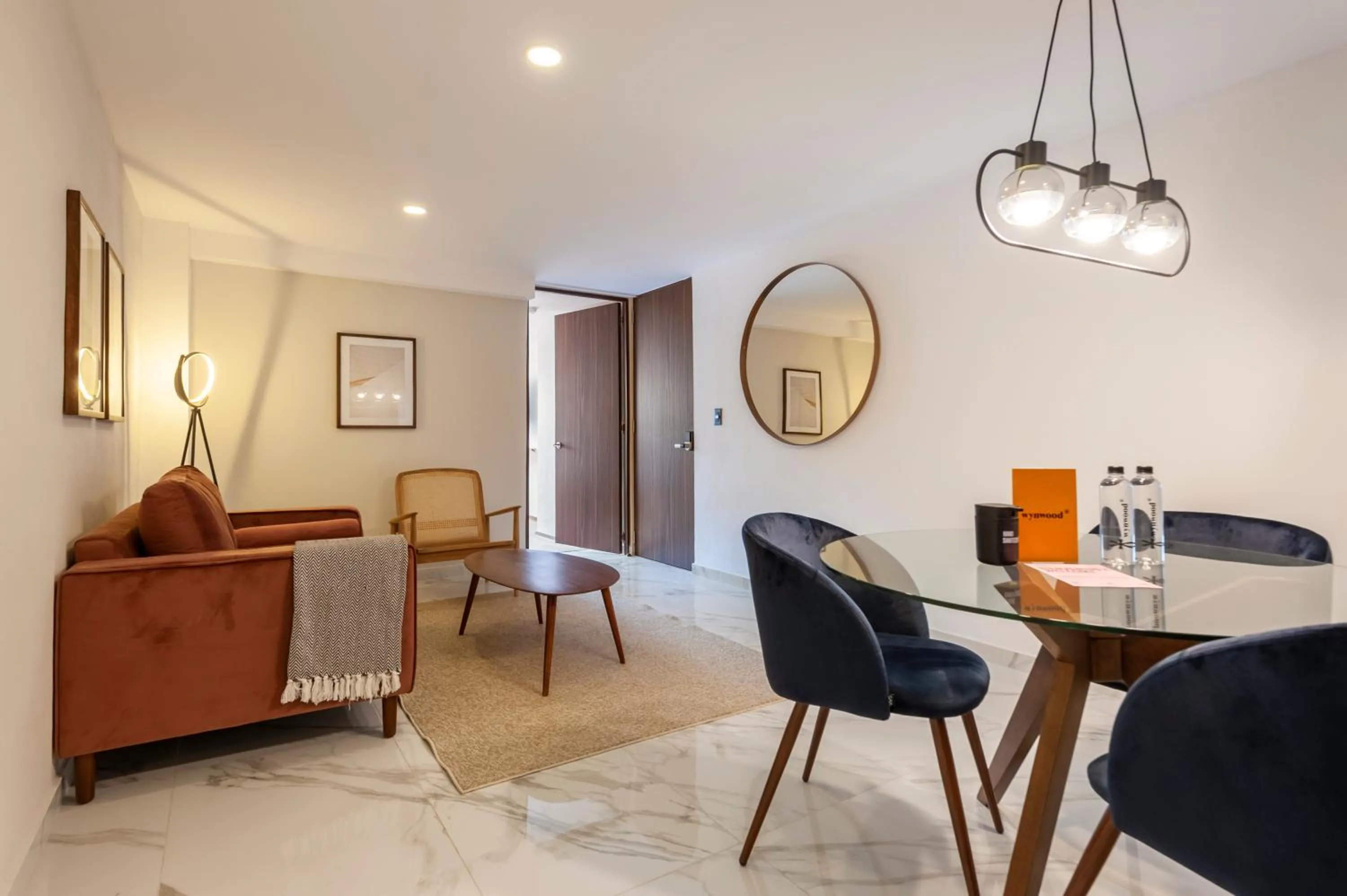 Living room in Allan Poe 343 by Wynwood House