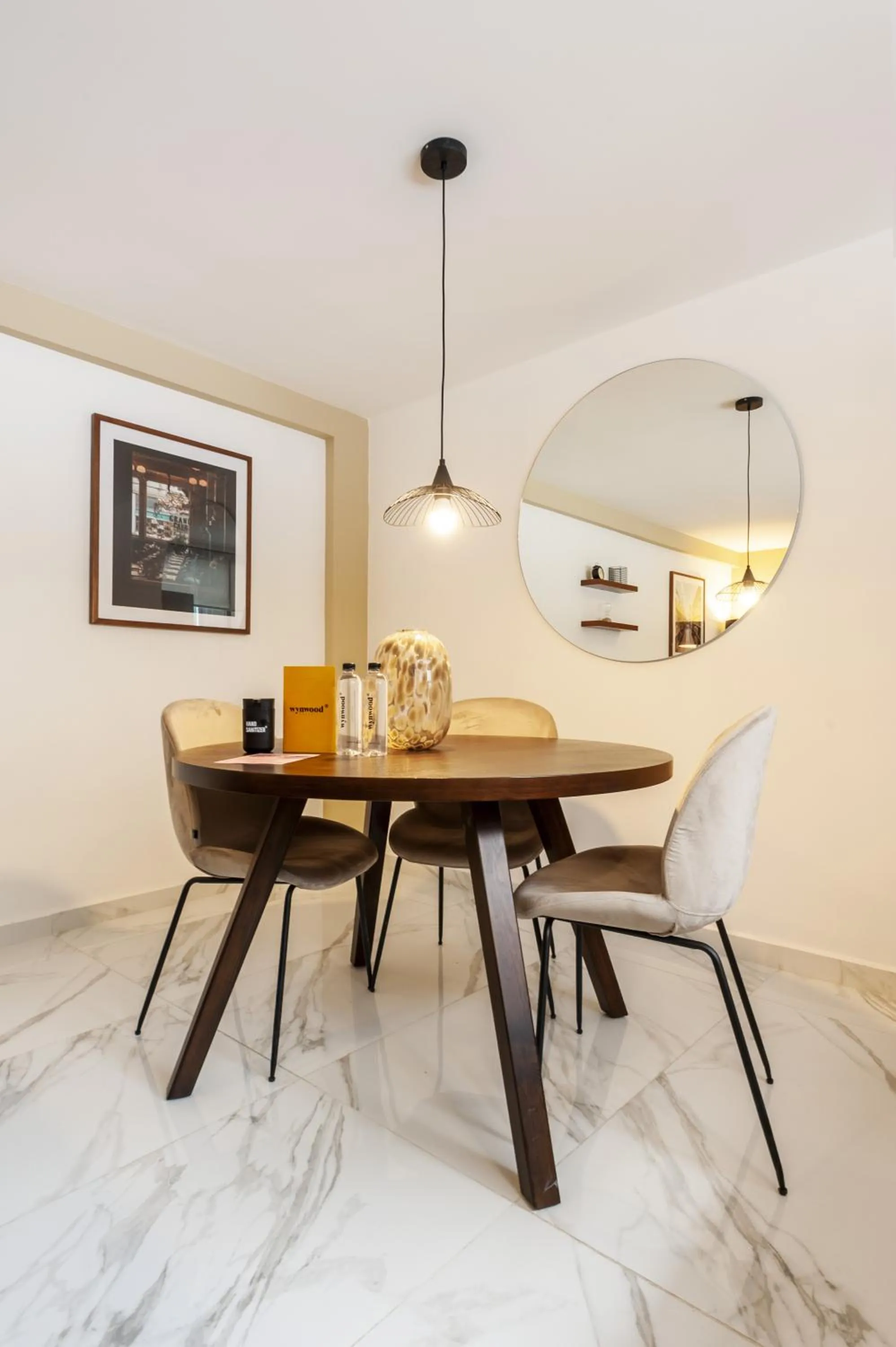Dining area in Allan Poe 343 by Wynwood House