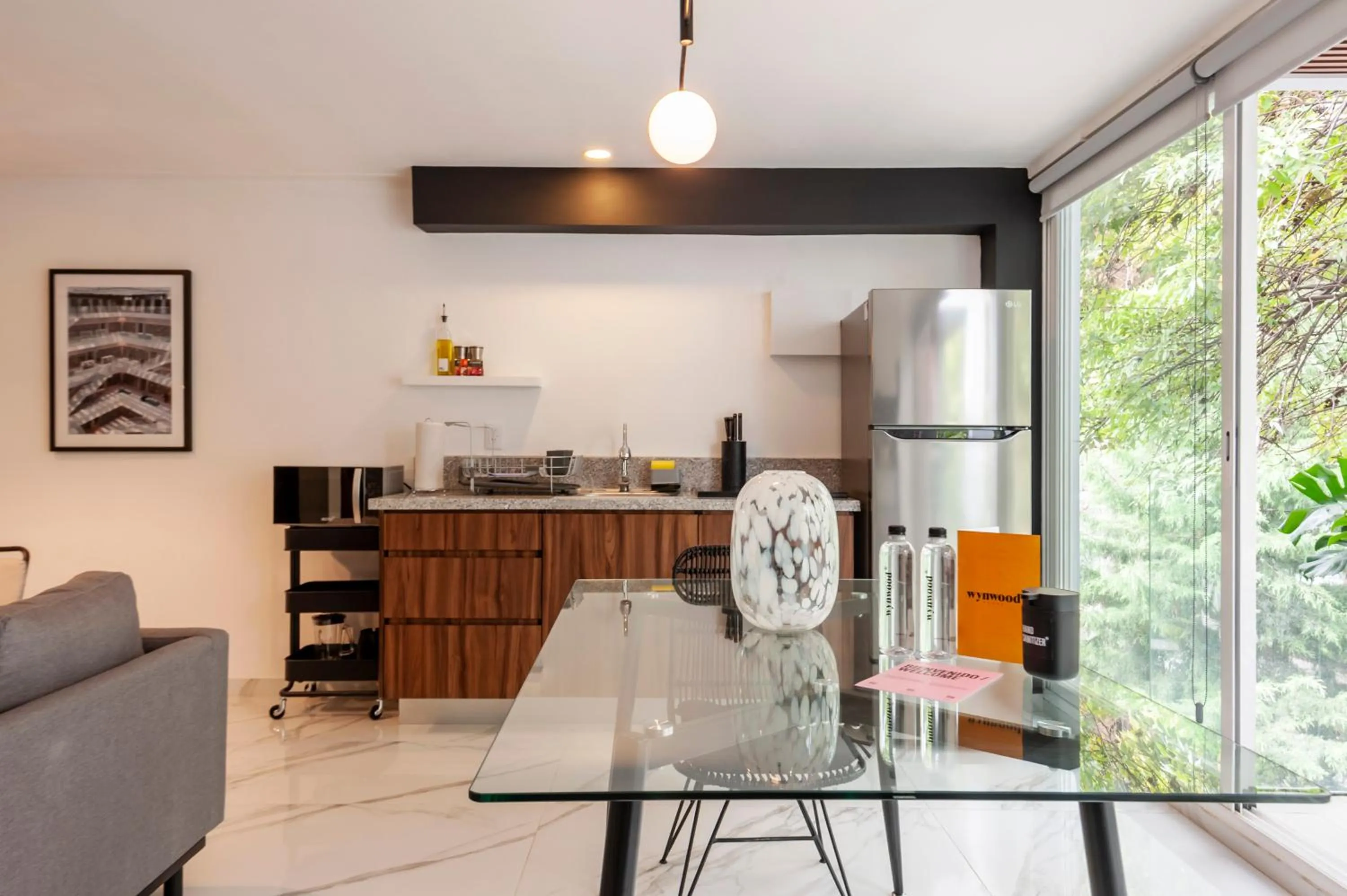 Dining area in Allan Poe 343 by Wynwood House