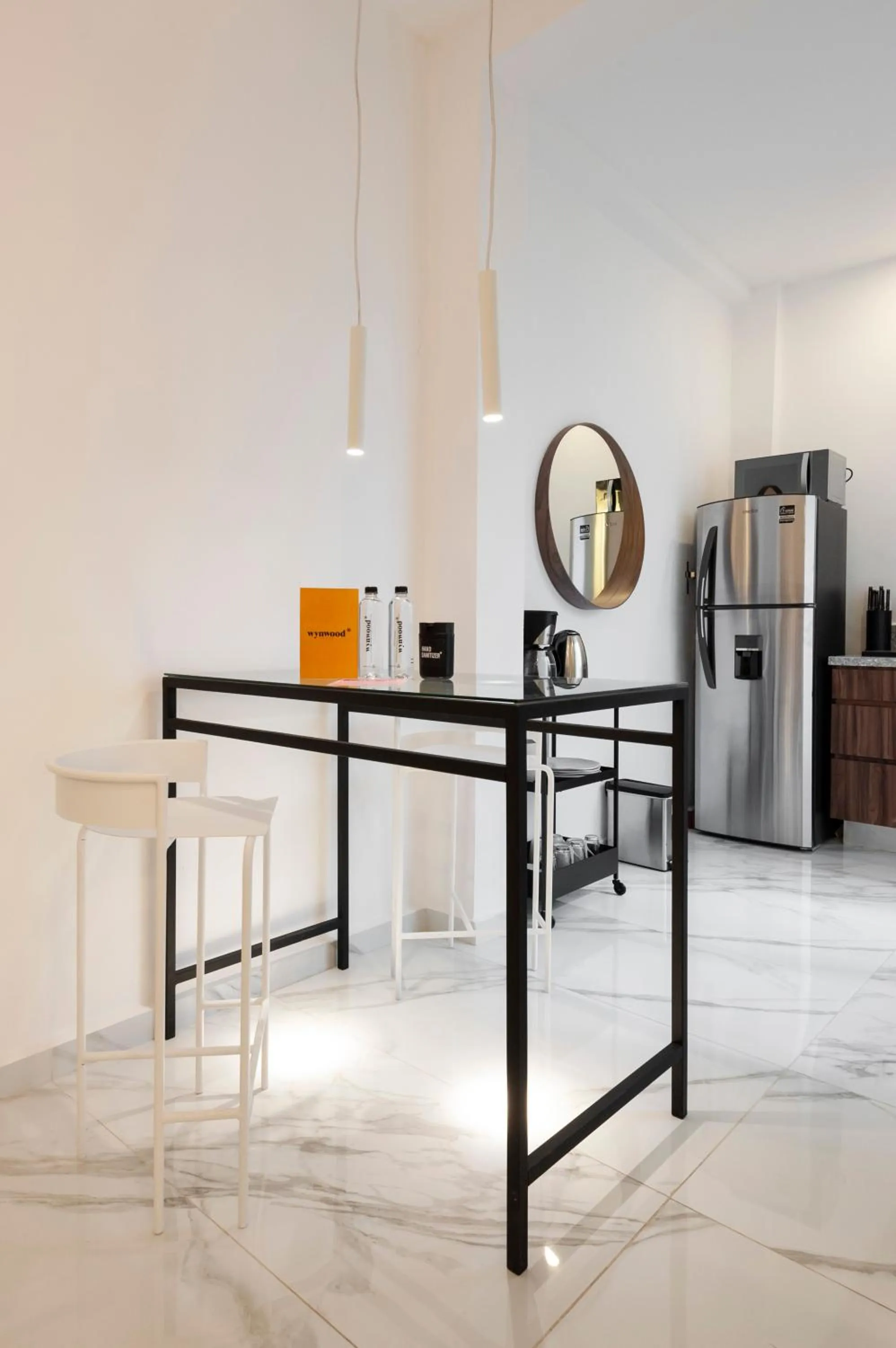 Dining area in Allan Poe 343 by Wynwood House
