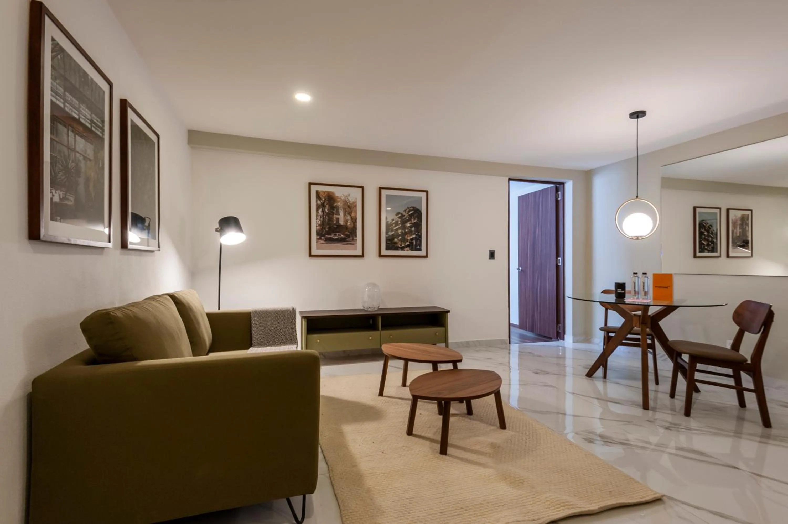 Living room in Allan Poe 343 by Wynwood House