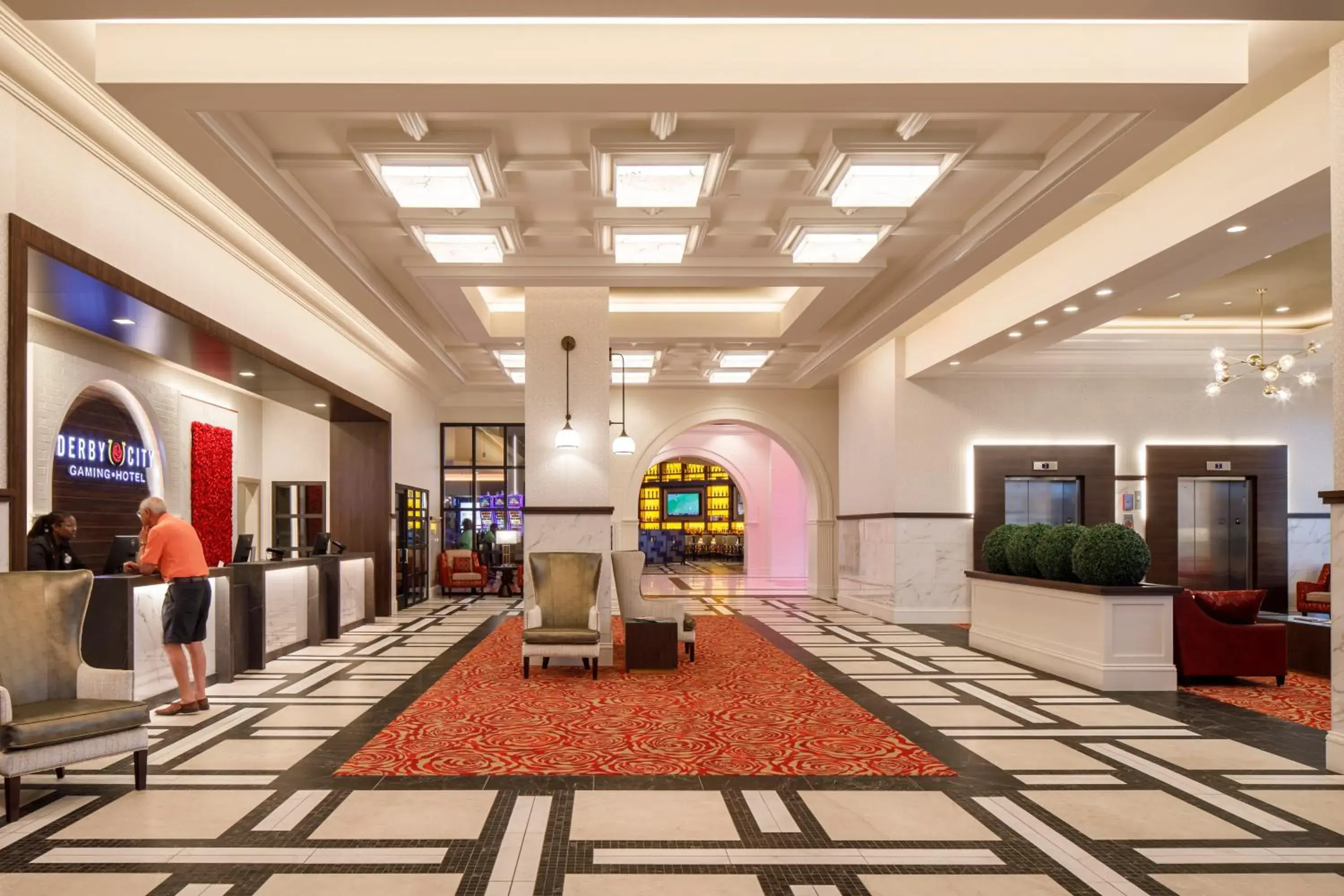 Lobby or reception in Derby City Gaming & Hotel - A Churchill Downs Property Lobby or reception in Derby City Gaming & Hotel - A Churchill Downs Property