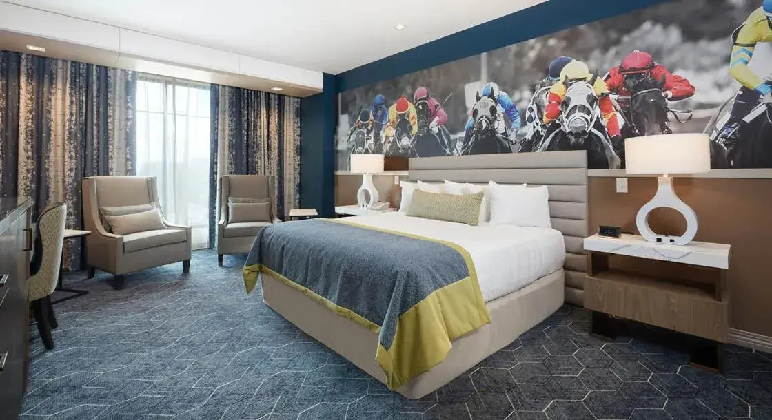 Bed in Derby City Gaming & Hotel - A Churchill Downs Property Bed in Derby City Gaming & Hotel - A Churchill Downs Property