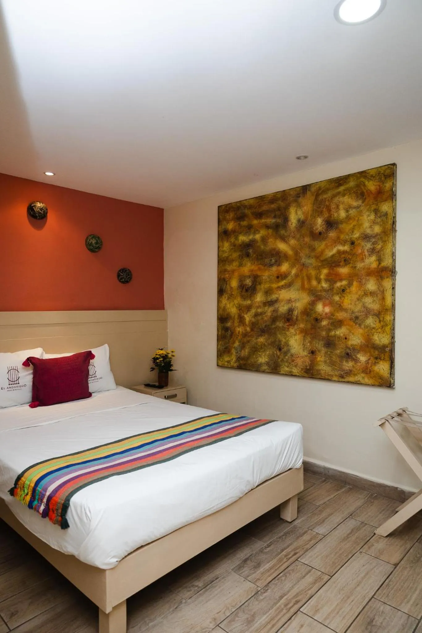 Bed in Hotel El Andariego