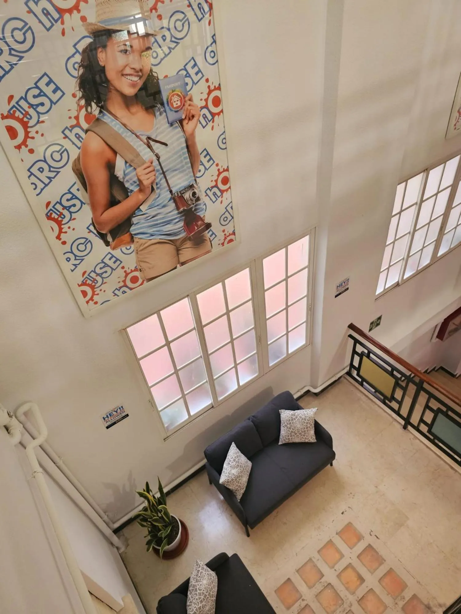 Decorative detail, Bed in Arc House Granada