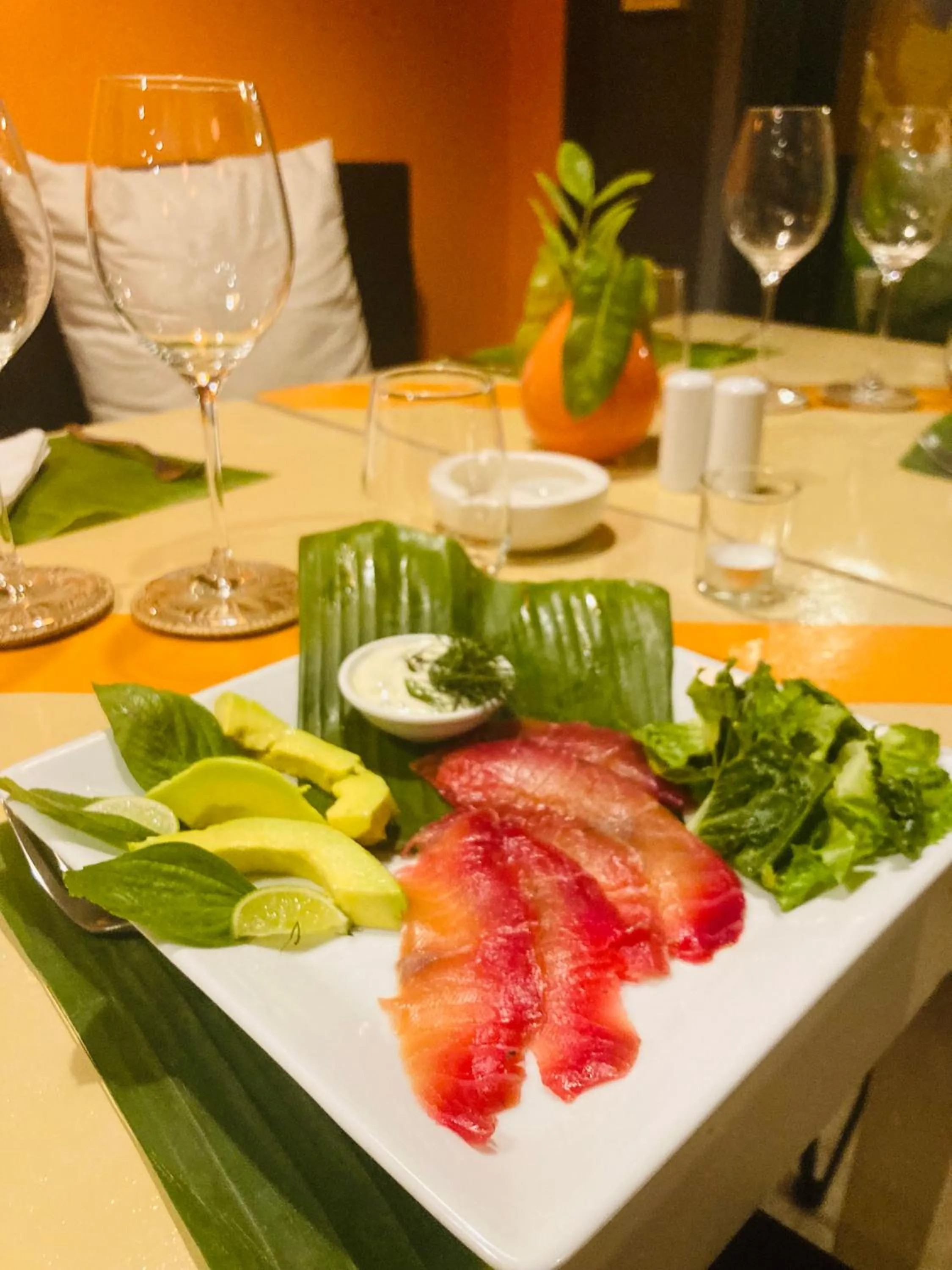 Dinner in Guest house Helene