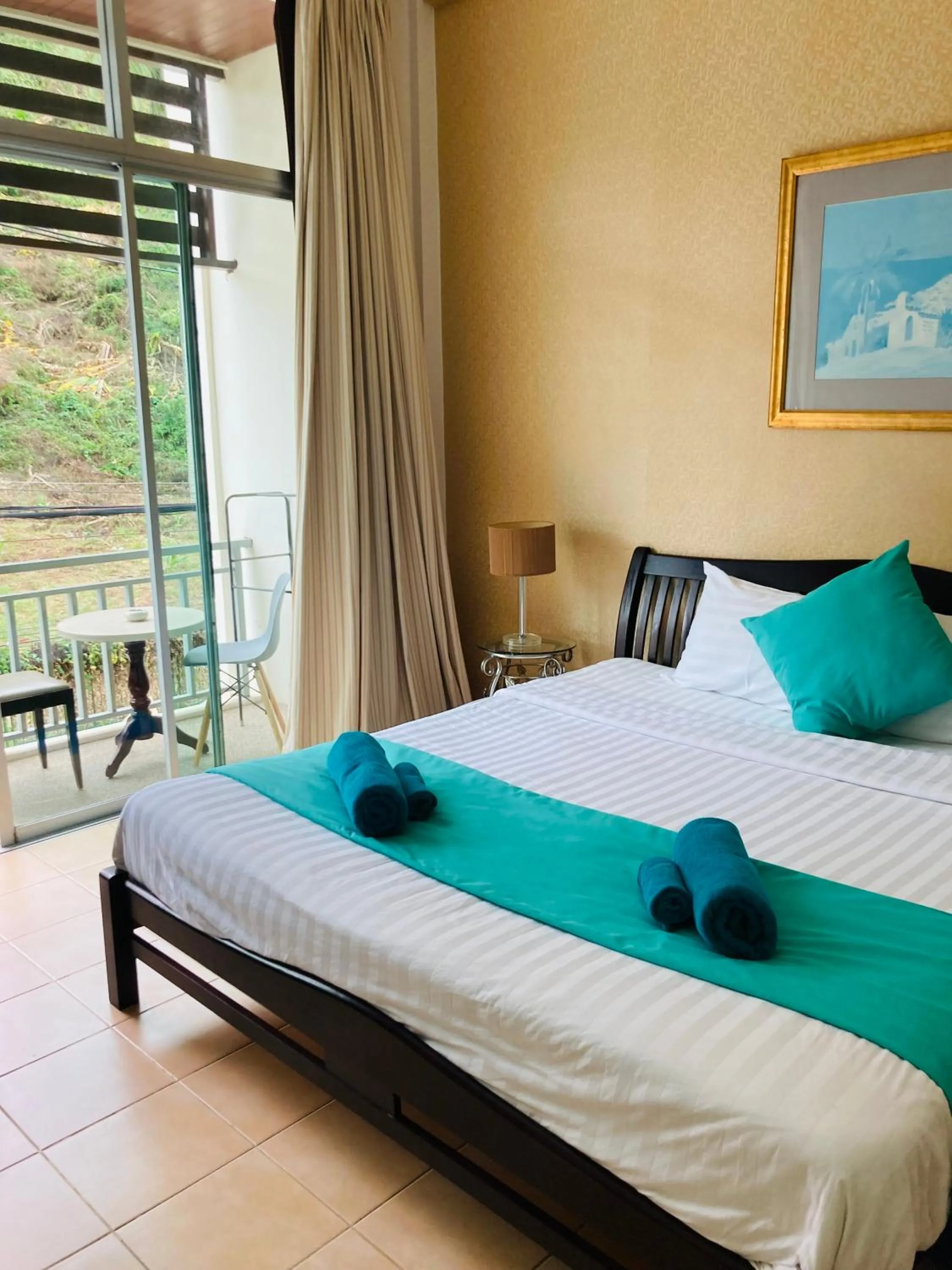 Balcony/Terrace in Guest house Helene