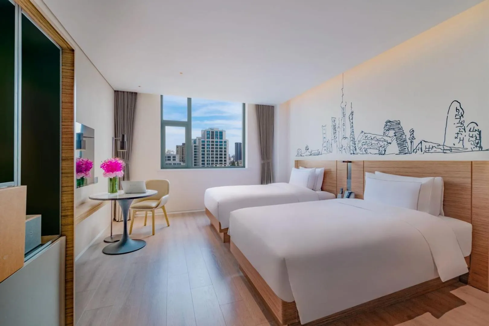 Photo of the whole room, Bed in UrCove by HYATT Shanghai Jing'An