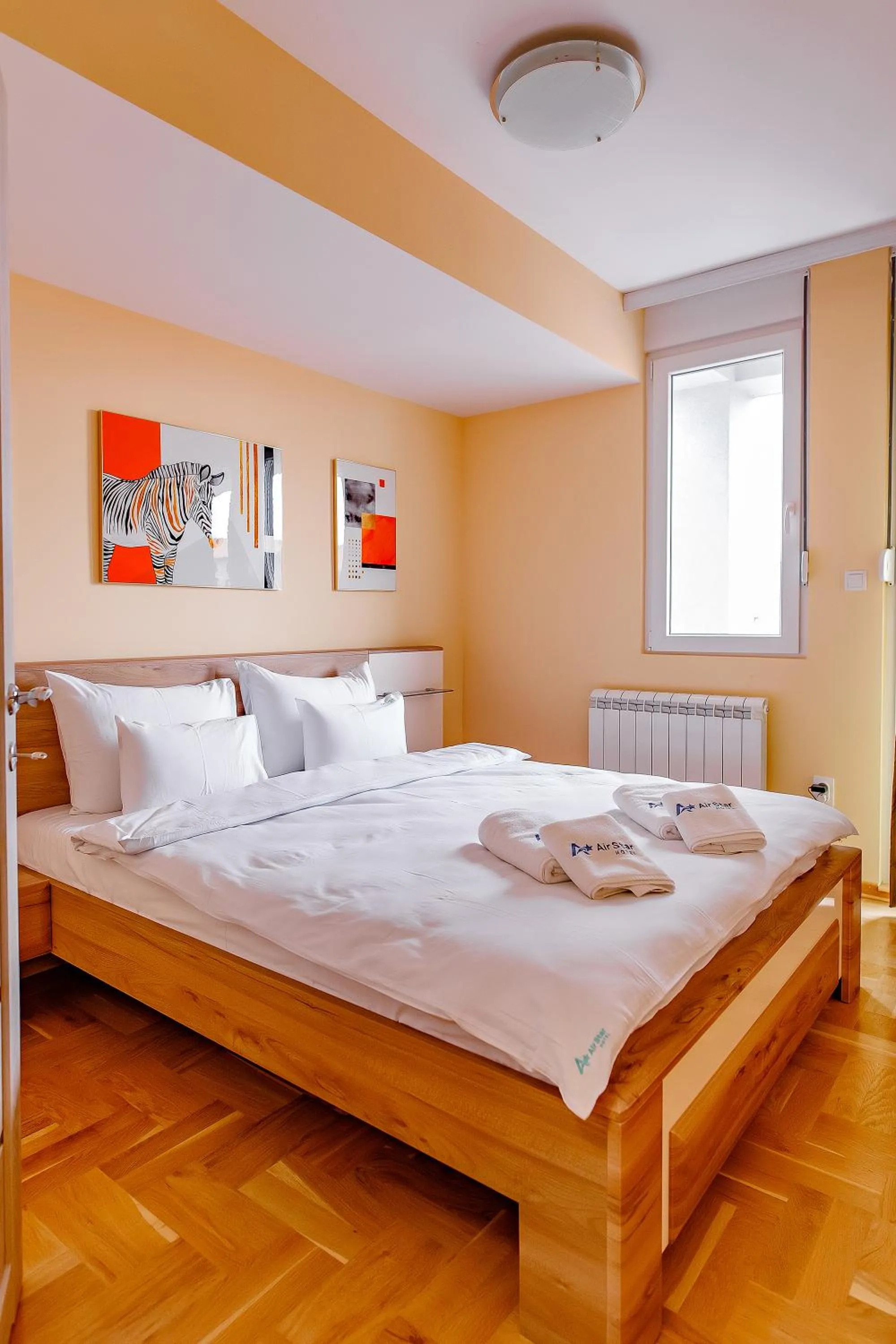 Bed in Hotel AirStar