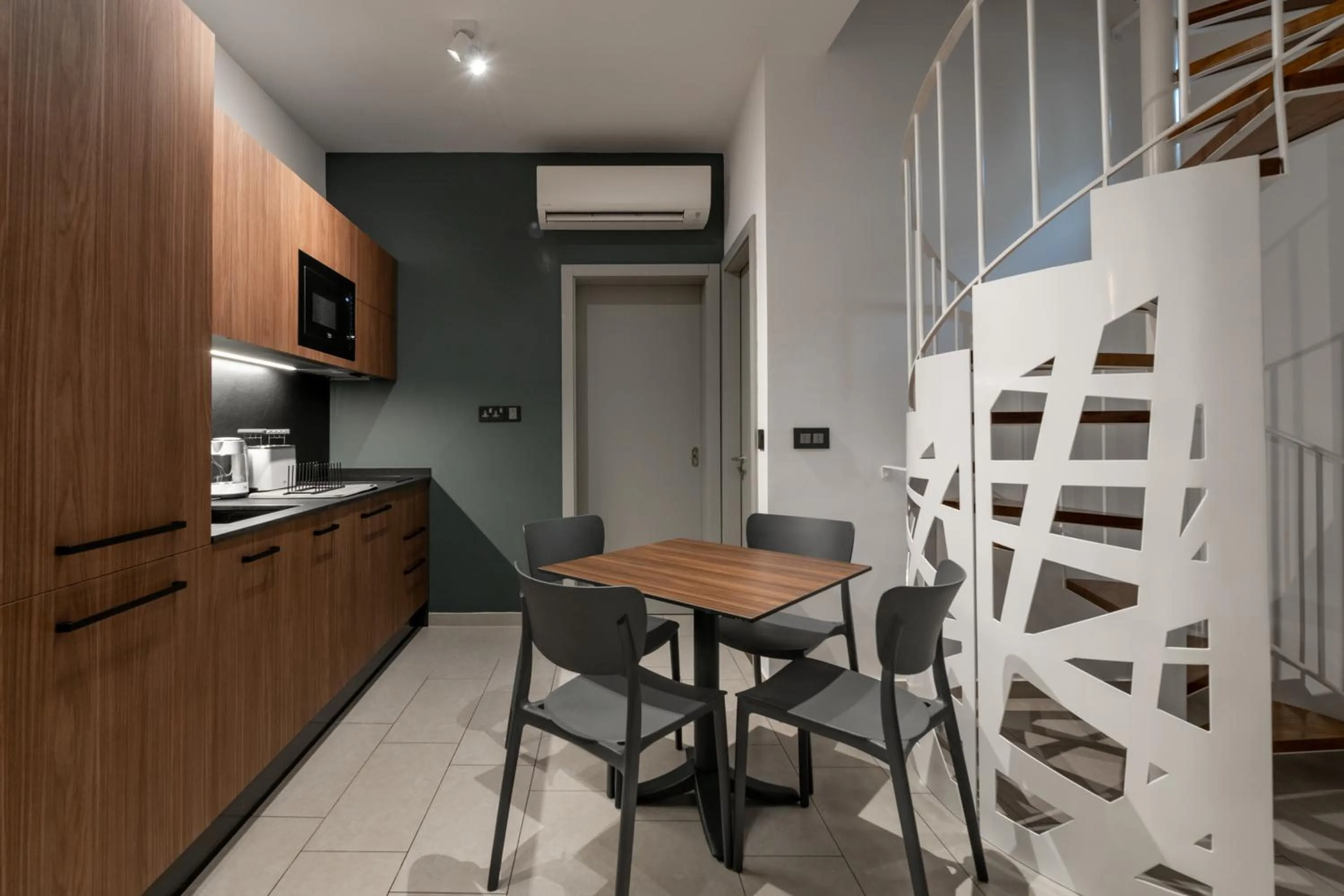 Kitchen or kitchenette in Marea Central Apartments