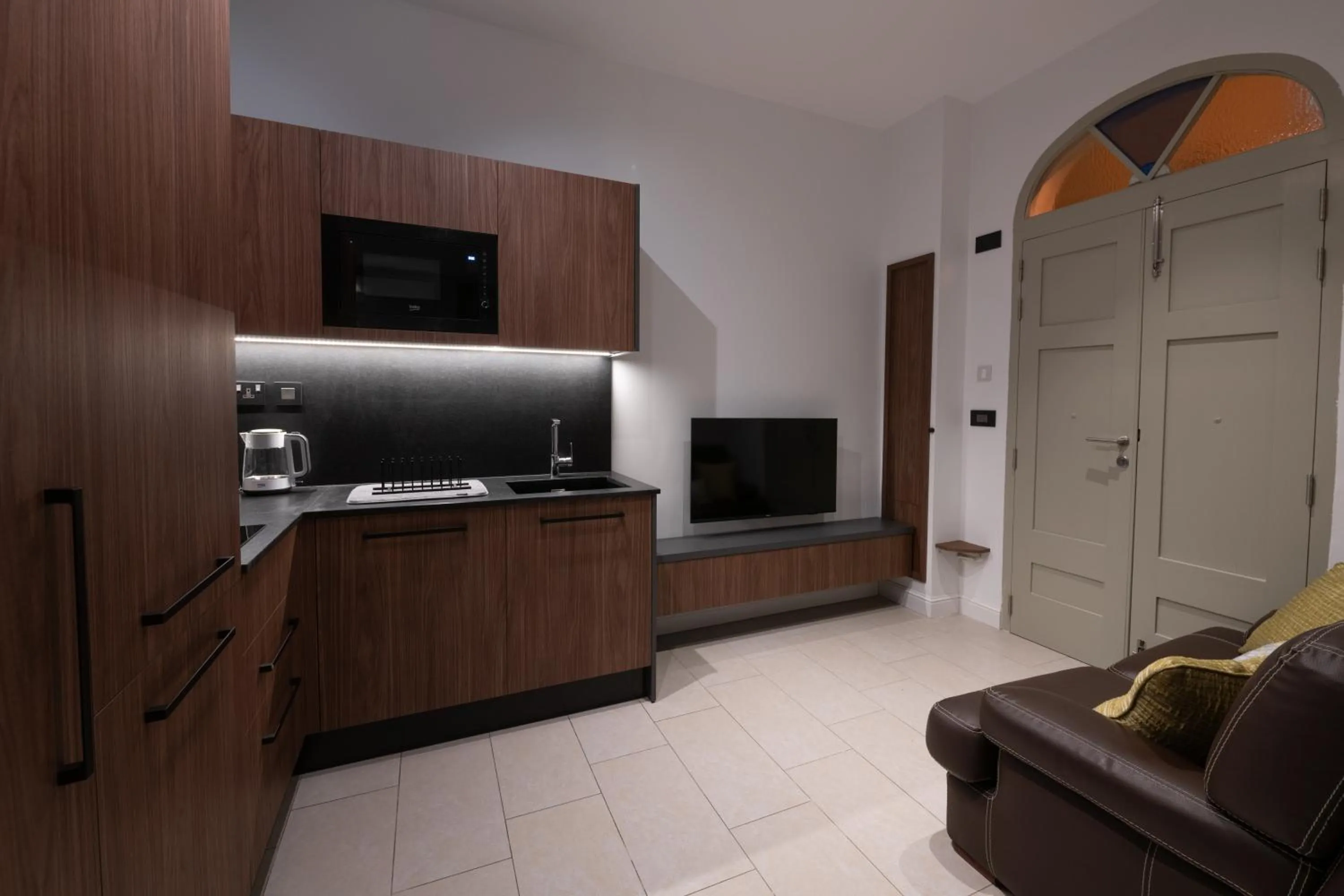 Kitchen or kitchenette in Marea Central Apartments