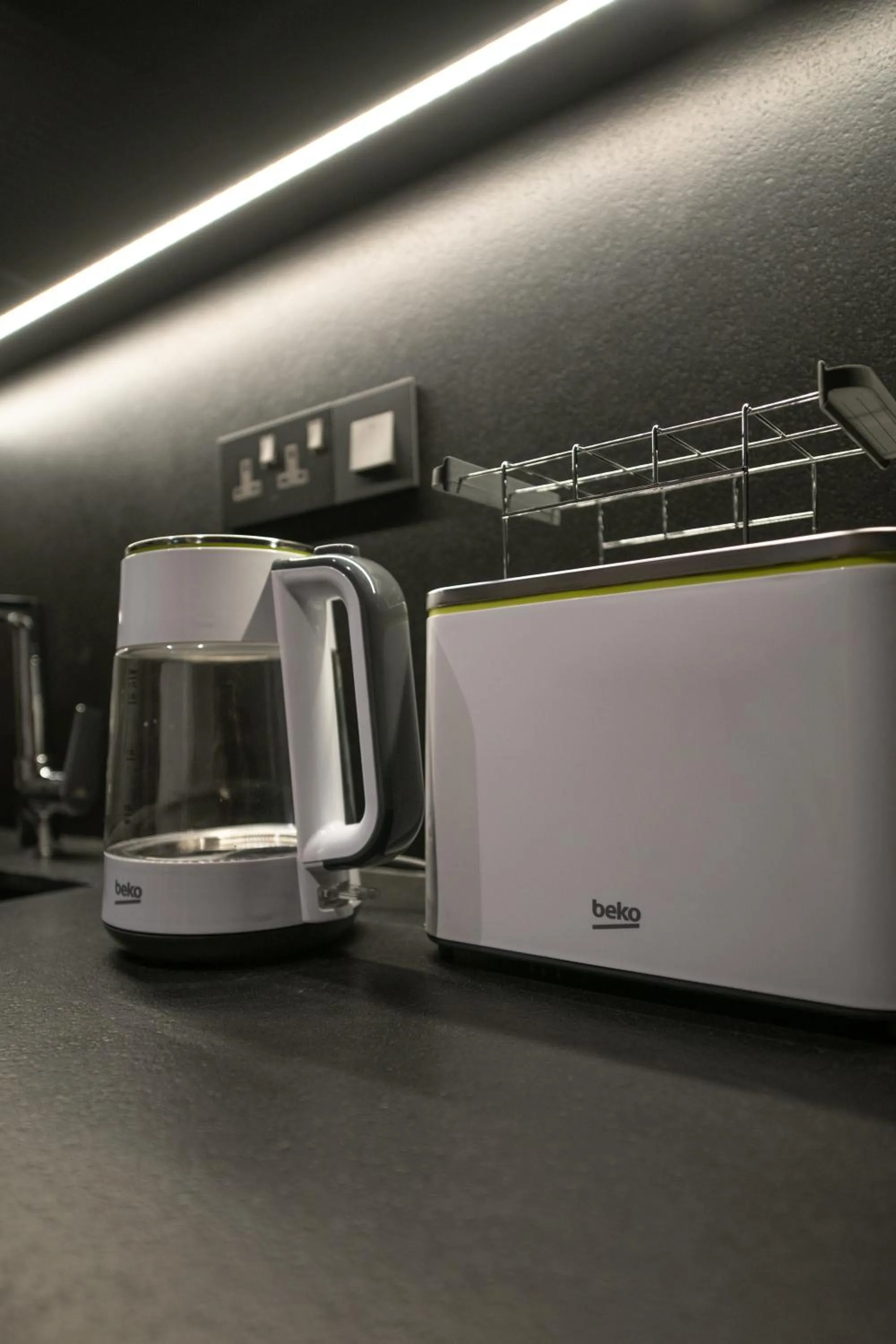 Kitchen or kitchenette in Marea Central Apartments