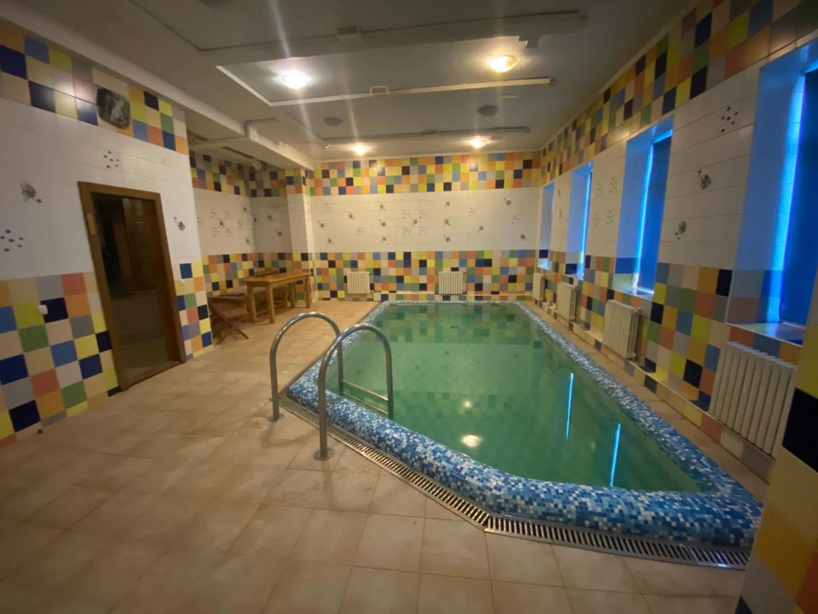 Sauna in Tisa Hotel