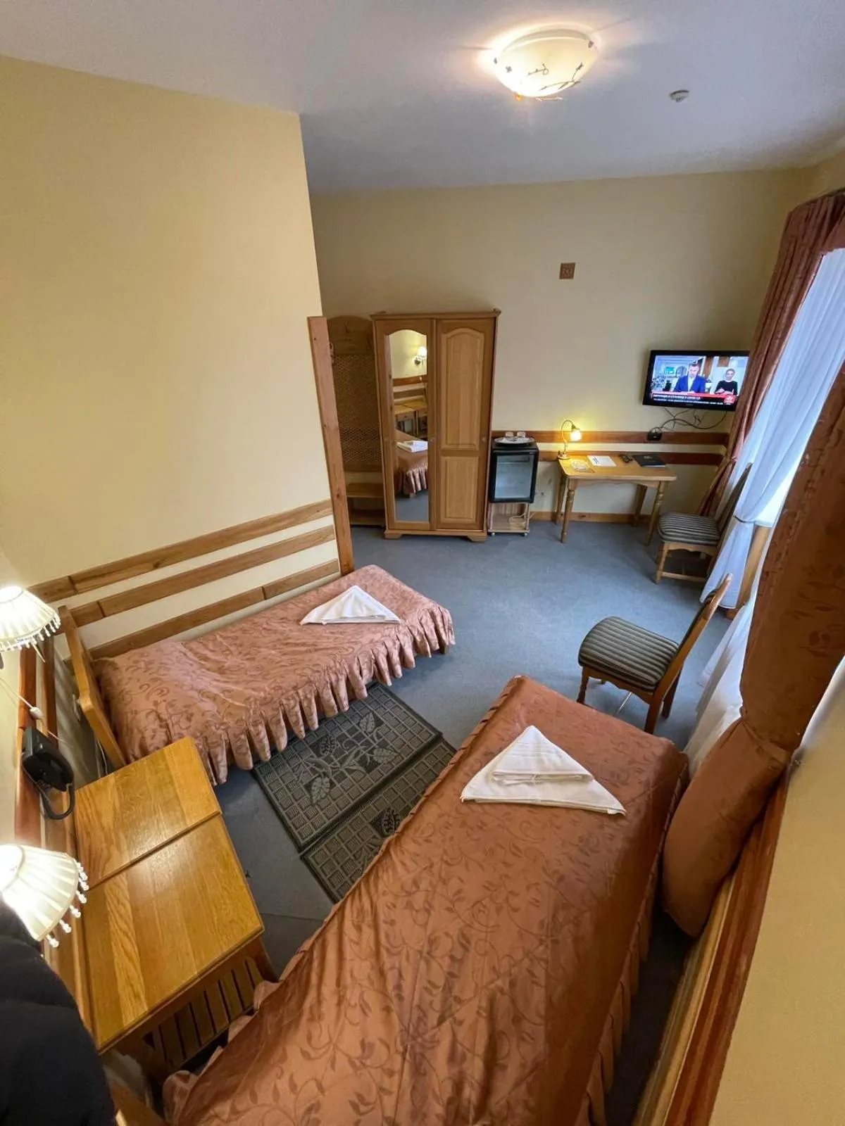 Bed in Tisa Hotel