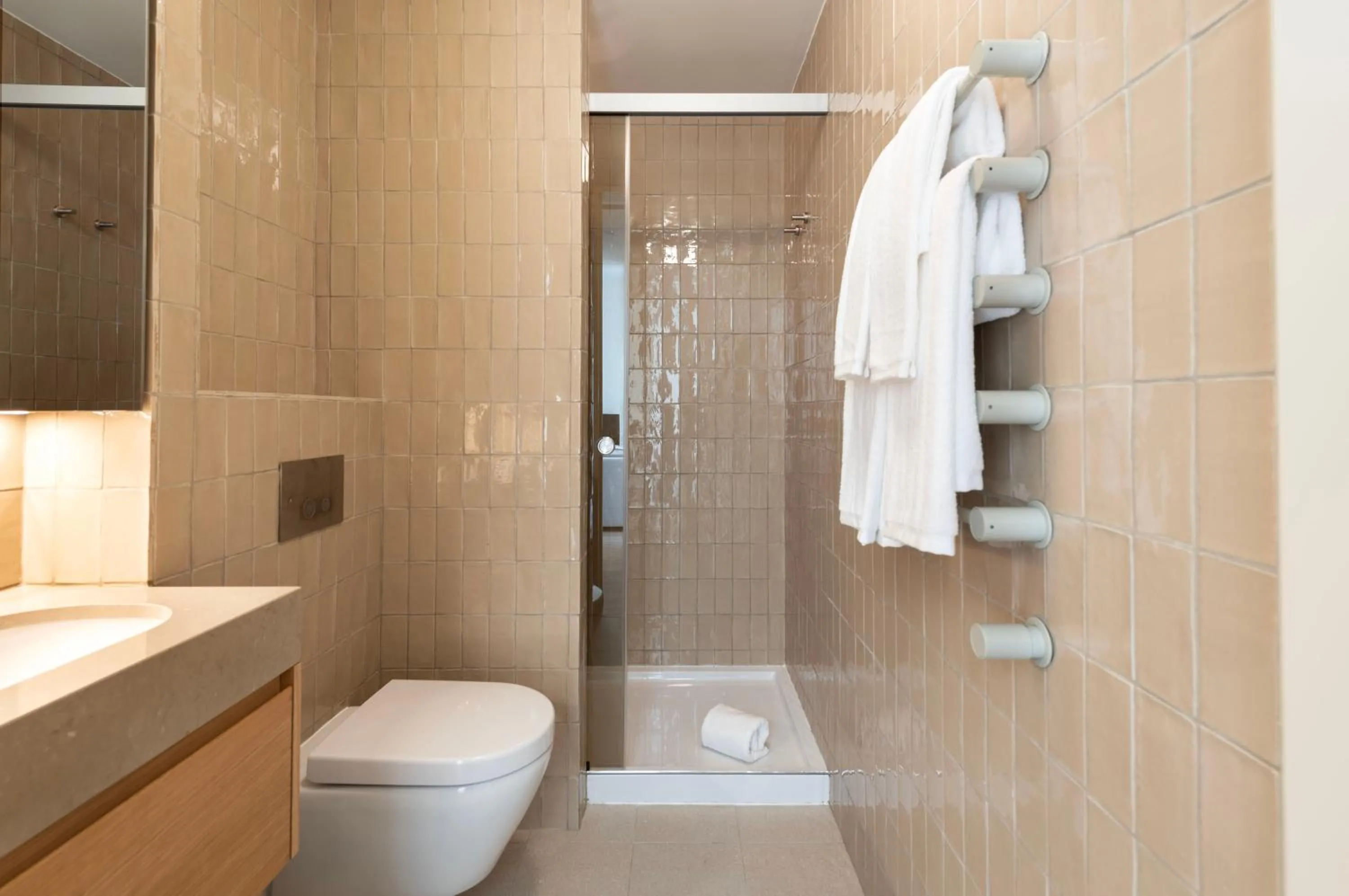 Shower in Ando Living - Santa Catarina House