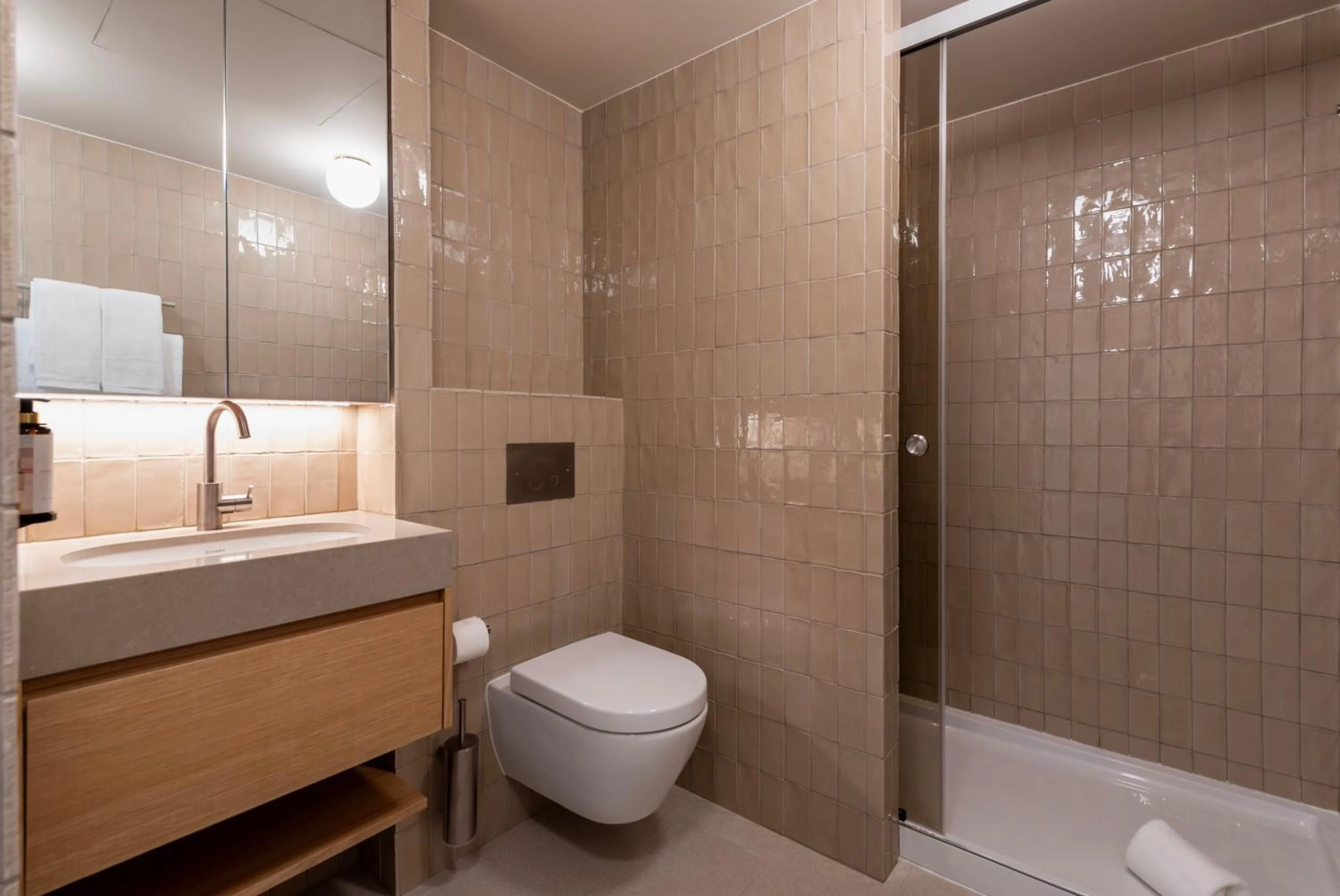 Shower in Ando Living - Santa Catarina House