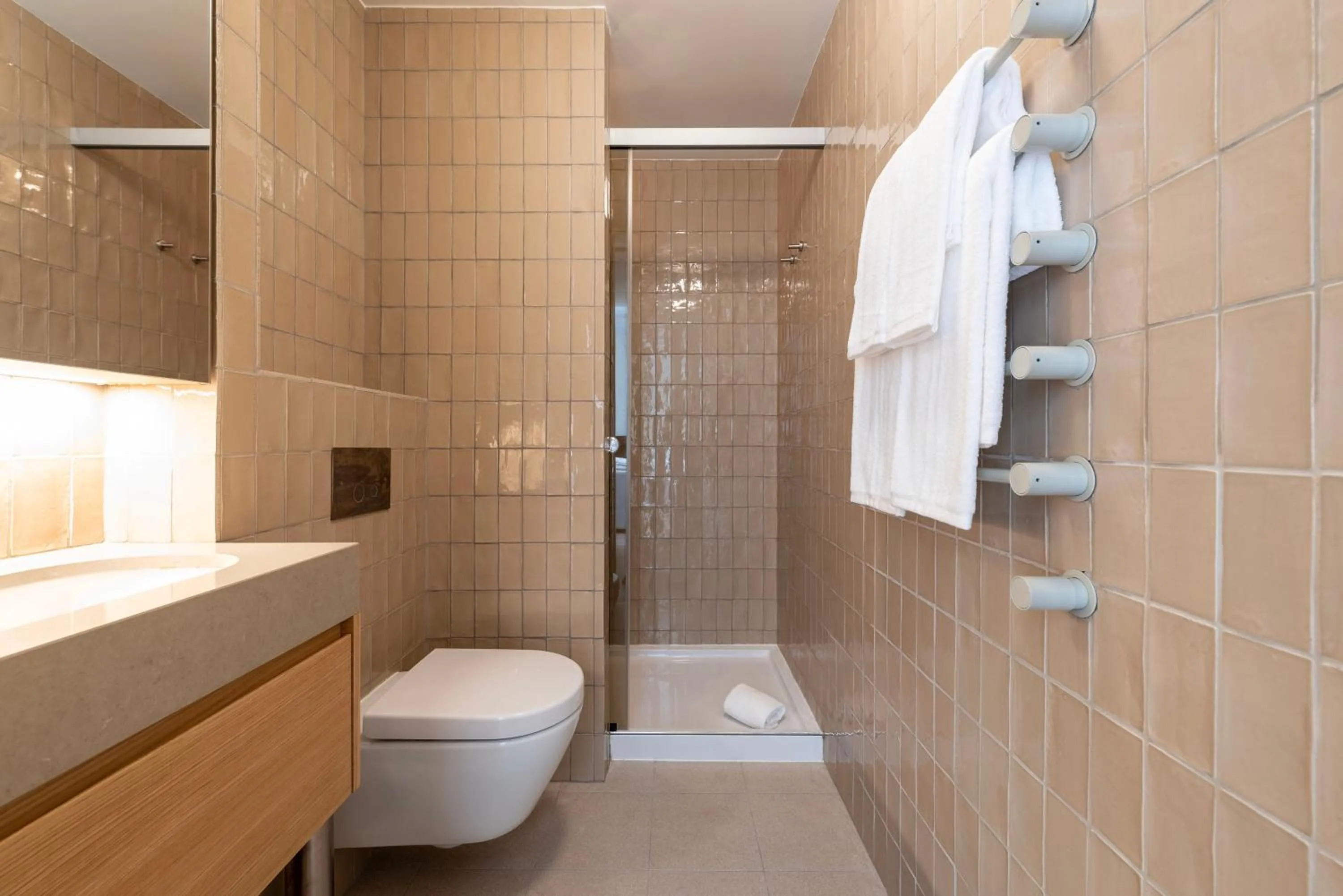 Shower in Ando Living - Santa Catarina House