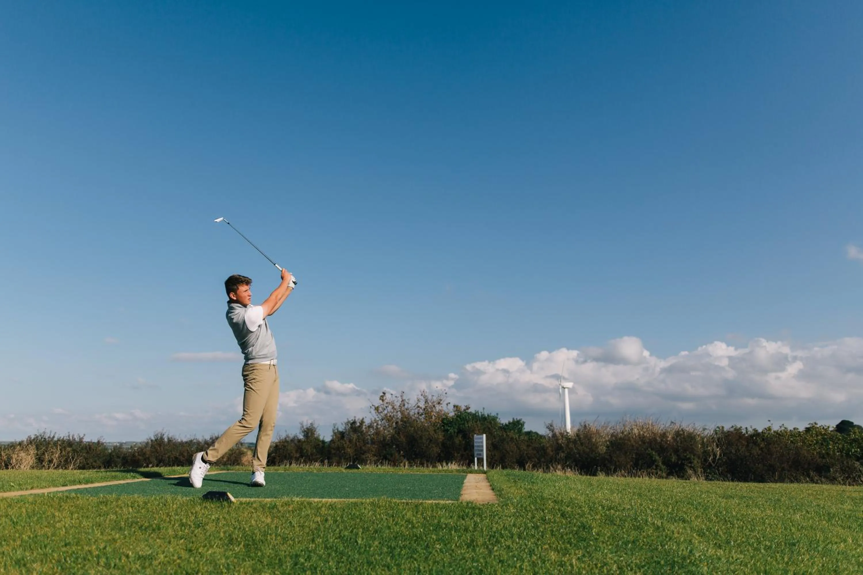 Golfcourse in Gwel an Mor