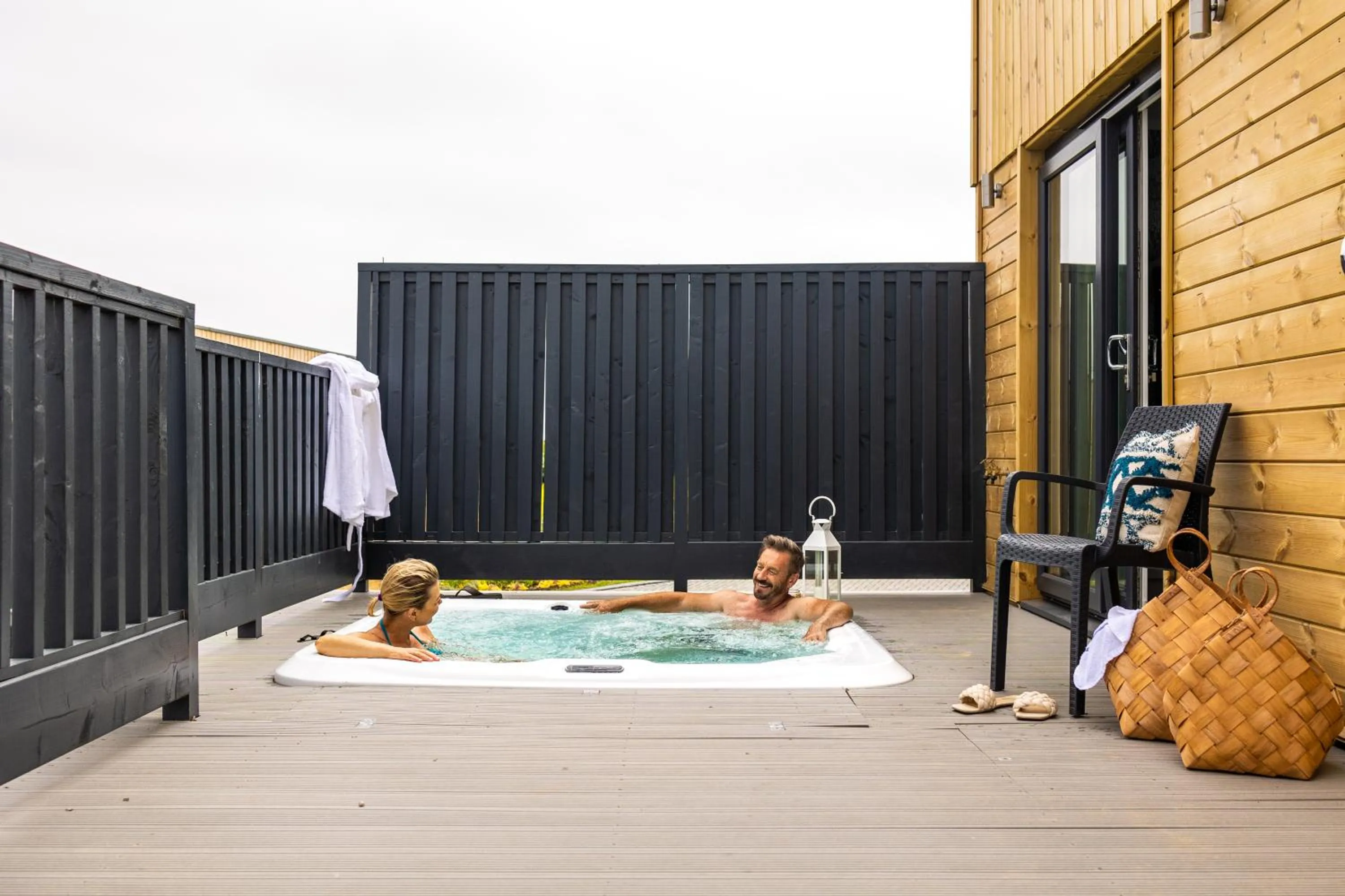 Hot Tub in Gwel an Mor