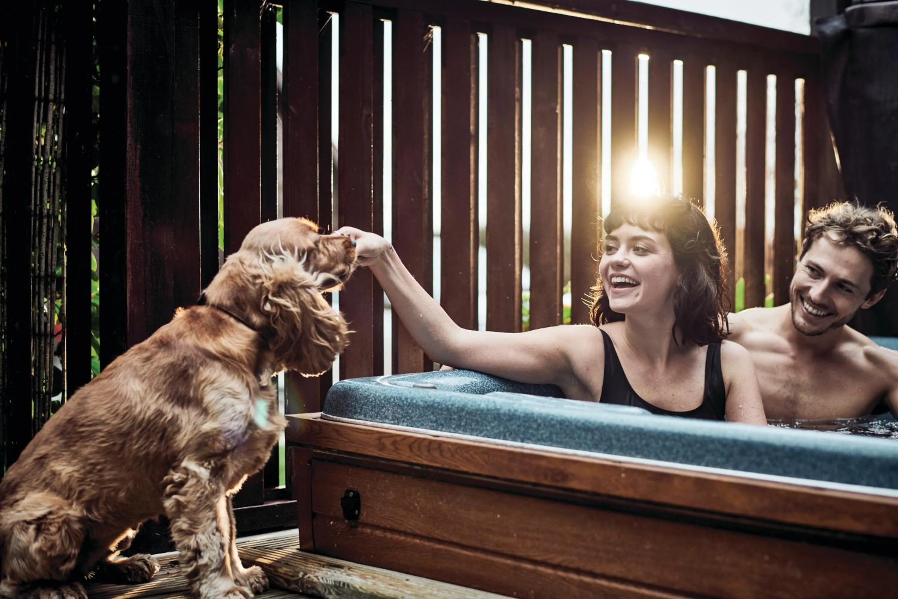 Hot Tub in Gwel an Mor