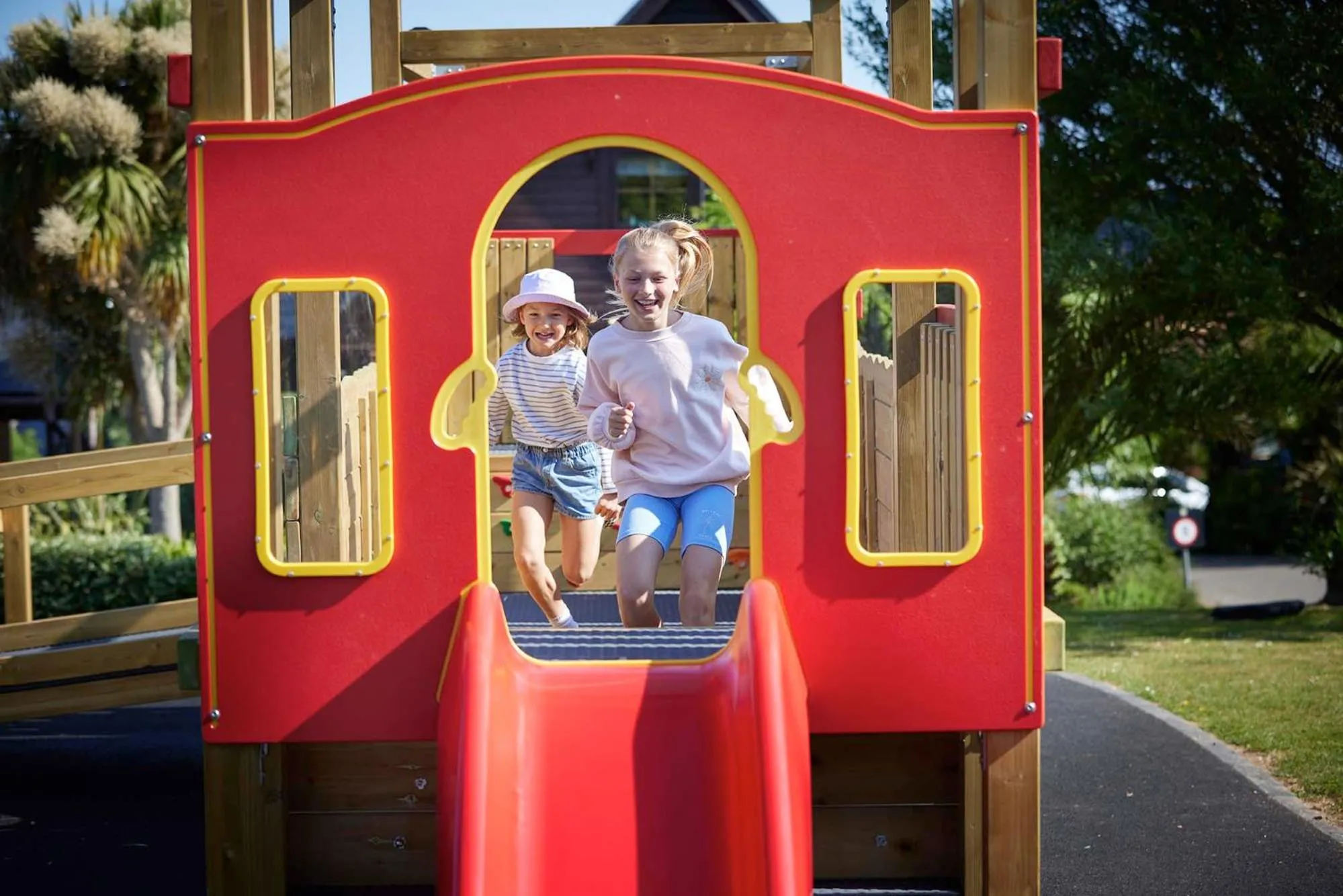 Children play ground in Gwel an Mor