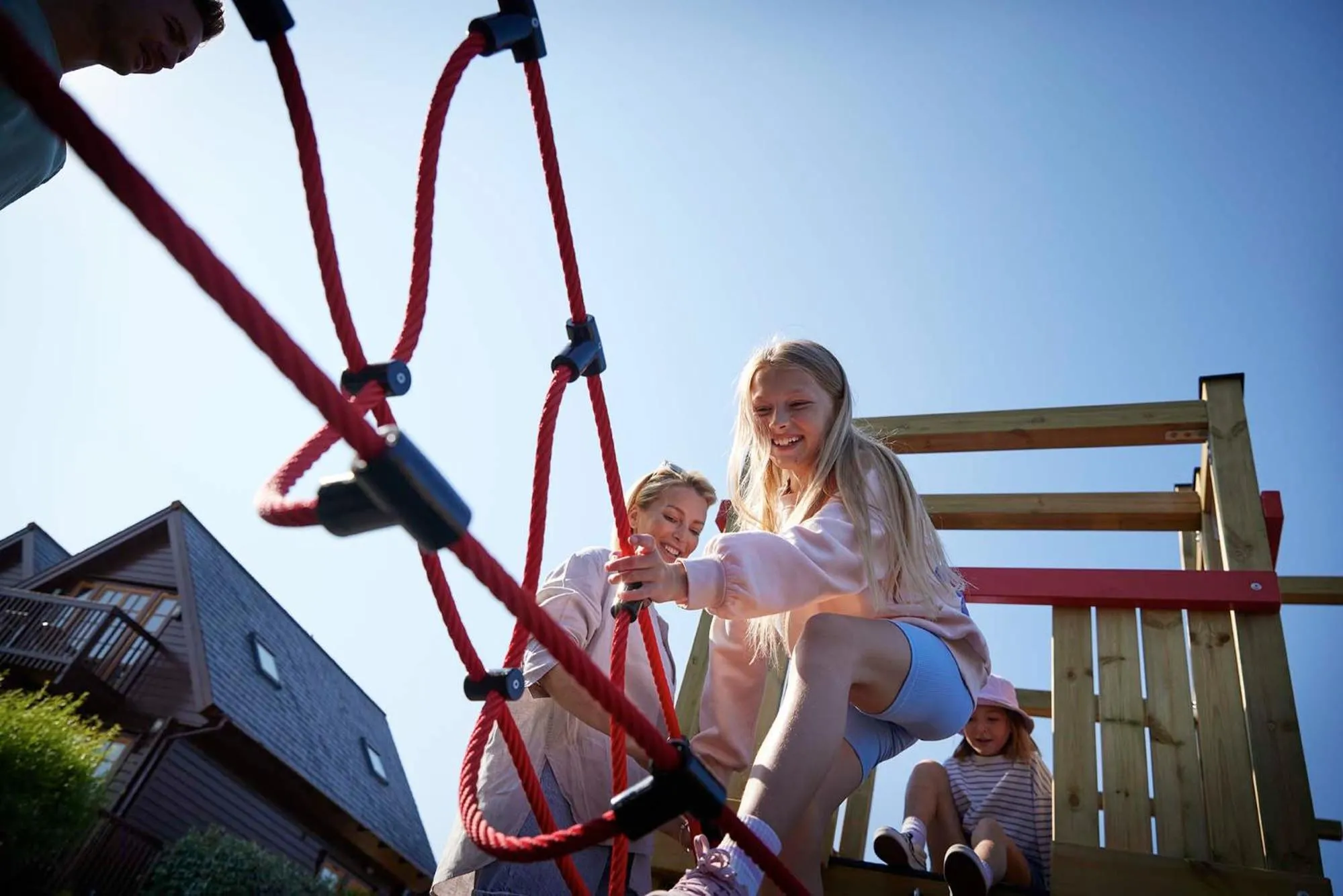 Children play ground in Gwel an Mor