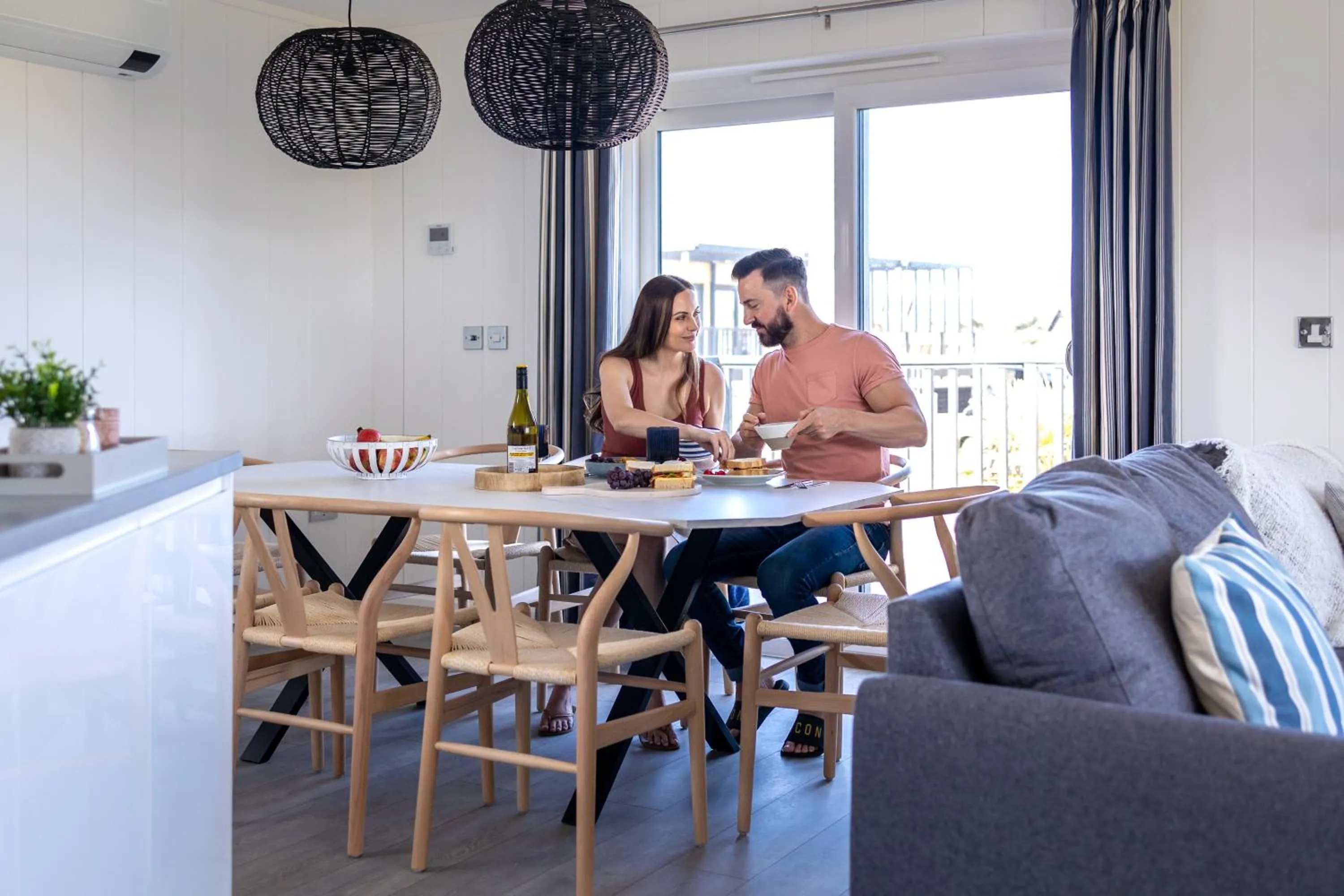 Dining area in Gwel an Mor
