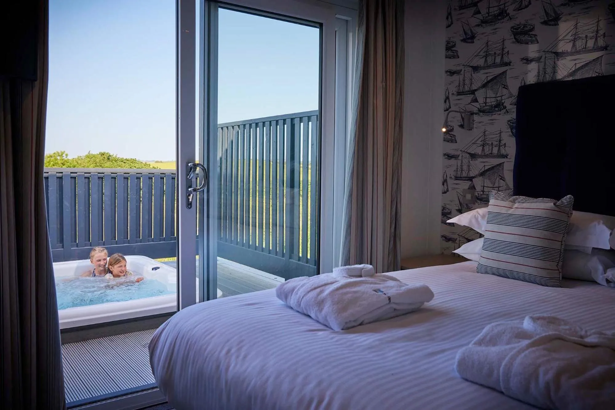 Hot Tub, Bed in Gwel an Mor