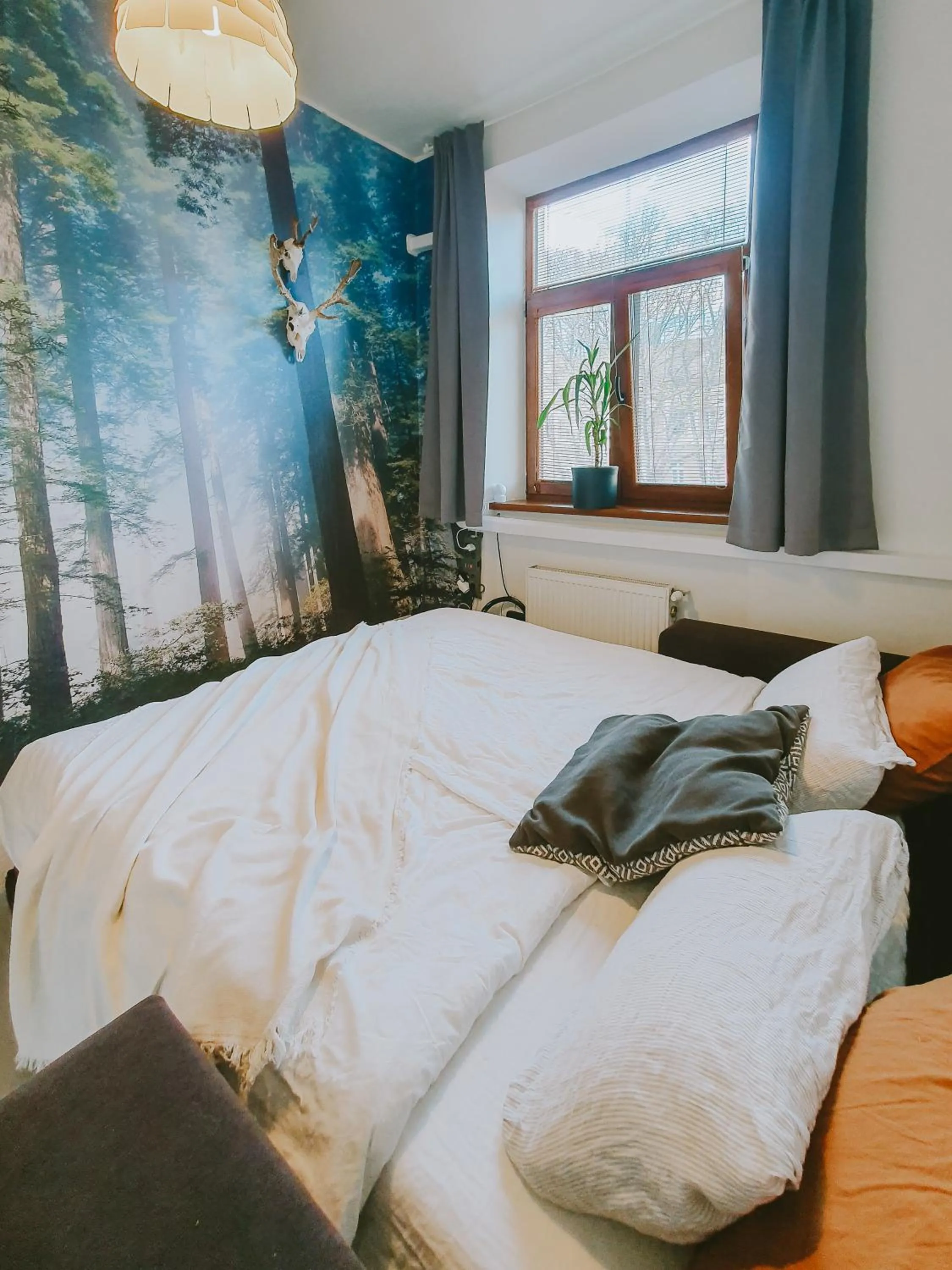 Bed in Priestranný apartmán v centre
