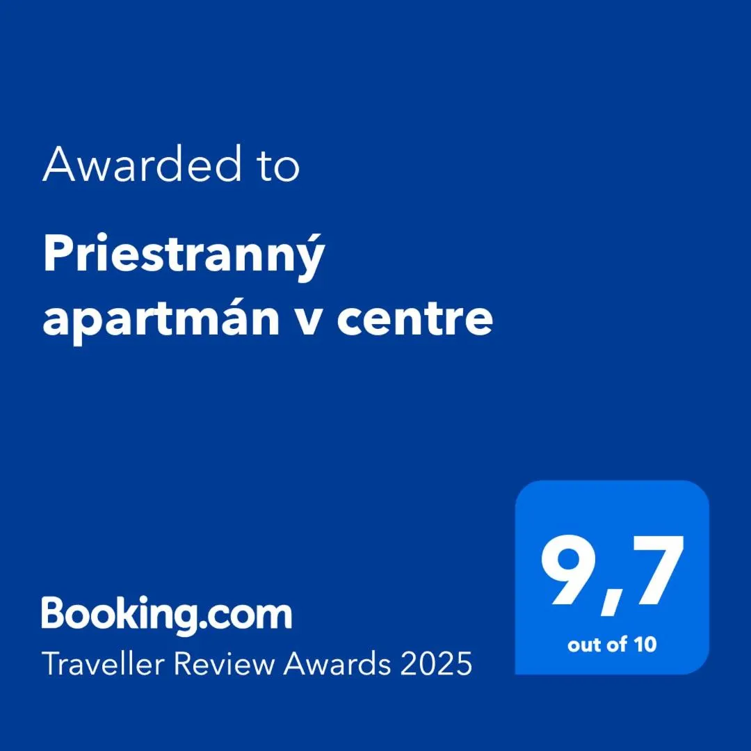Priestranný apartmán v centre