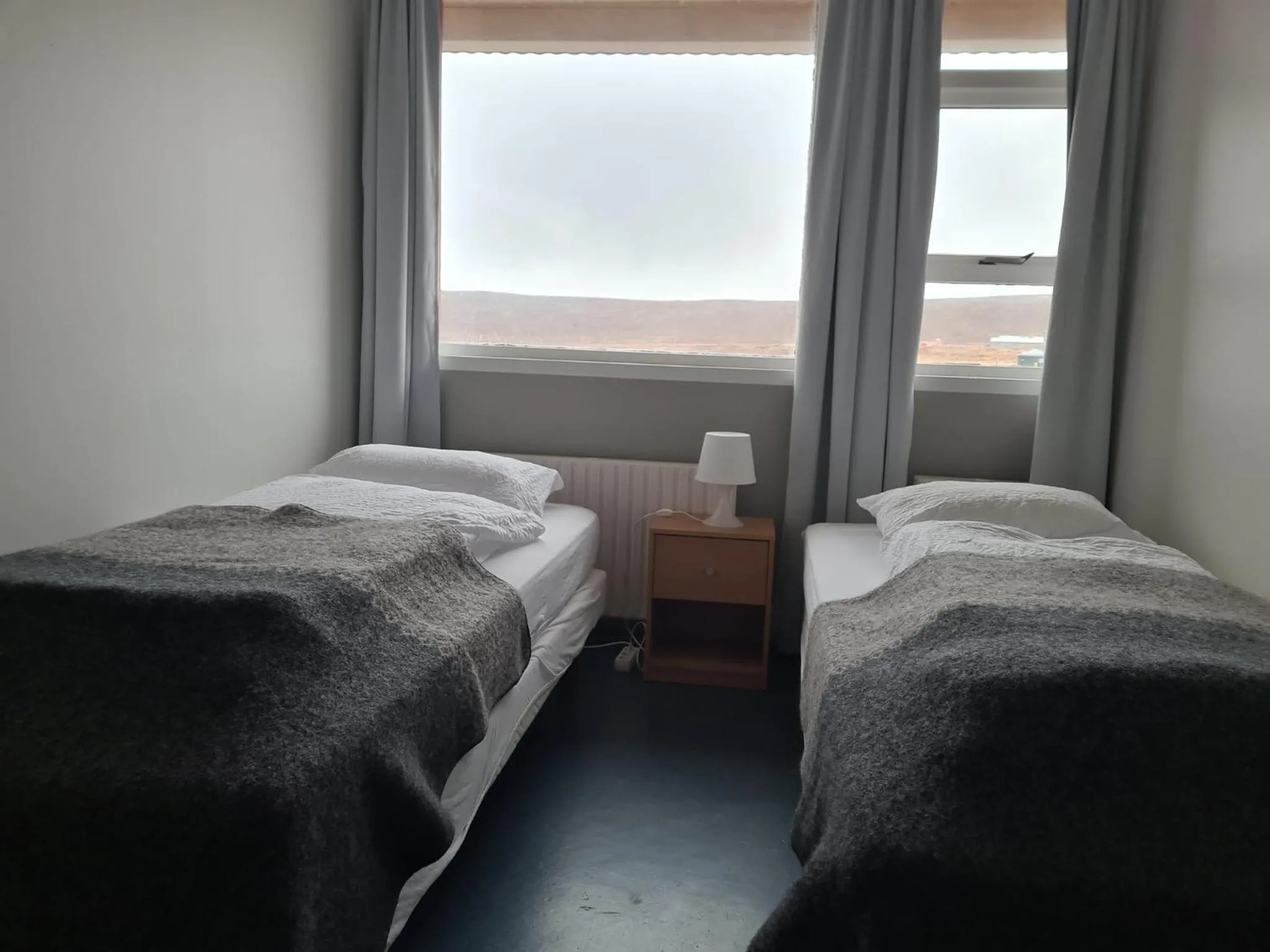 Standard Twin Room with Shared Bathroom in Hótel Hvítserkur