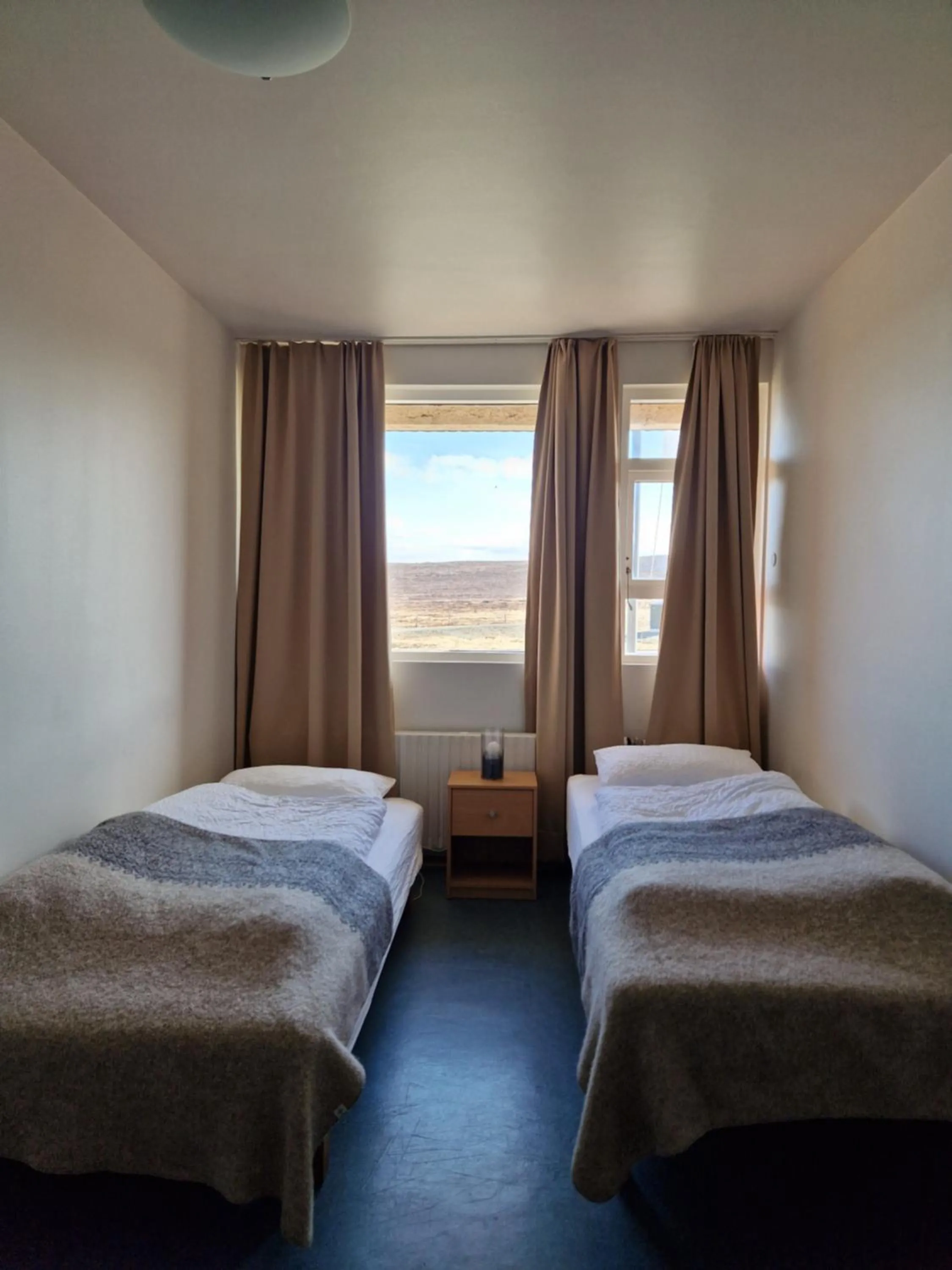 Standard Twin Room with Shared Bathroom in Hótel Hvítserkur