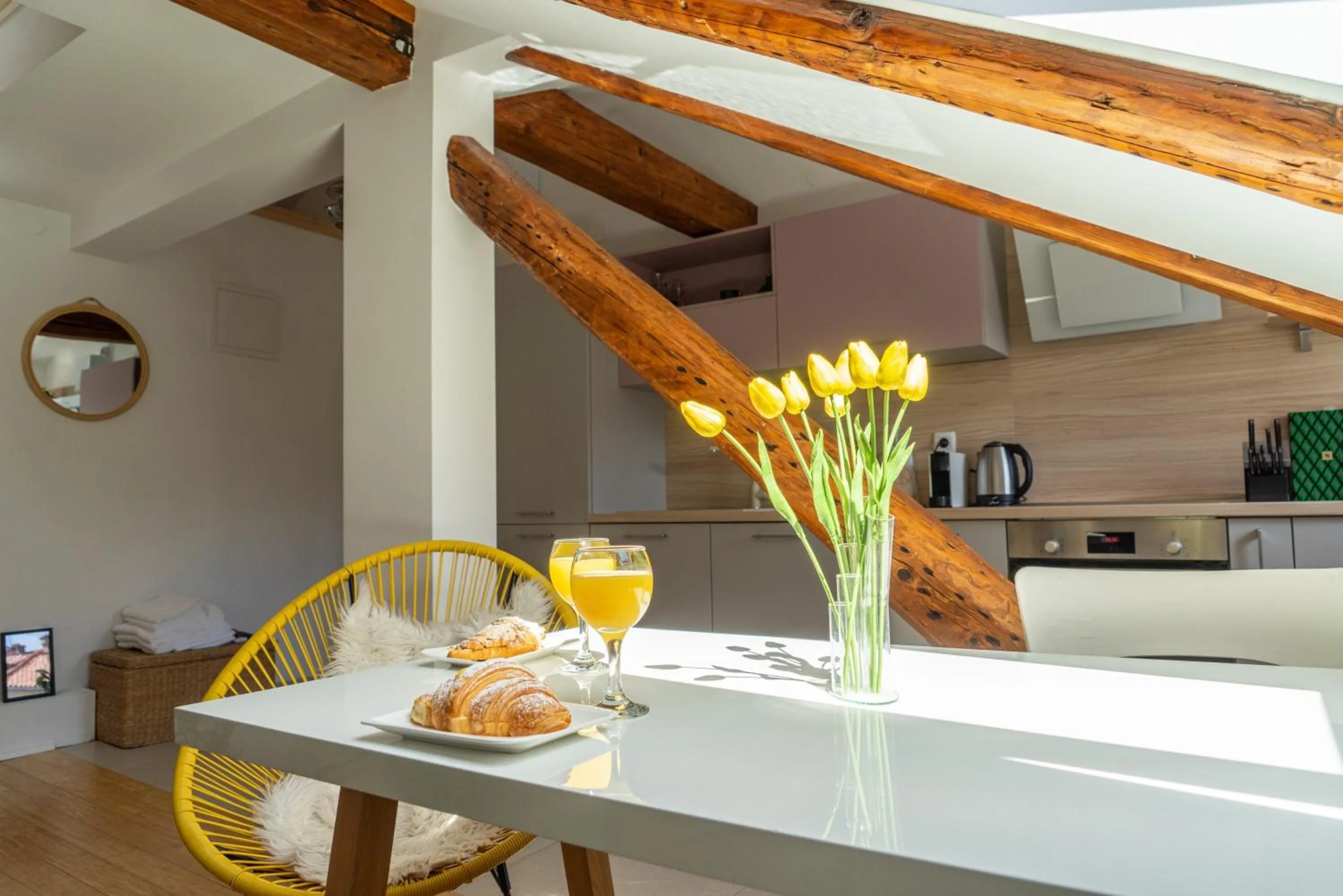 Dining area in Cool attic apartment Marina in the heart of Split