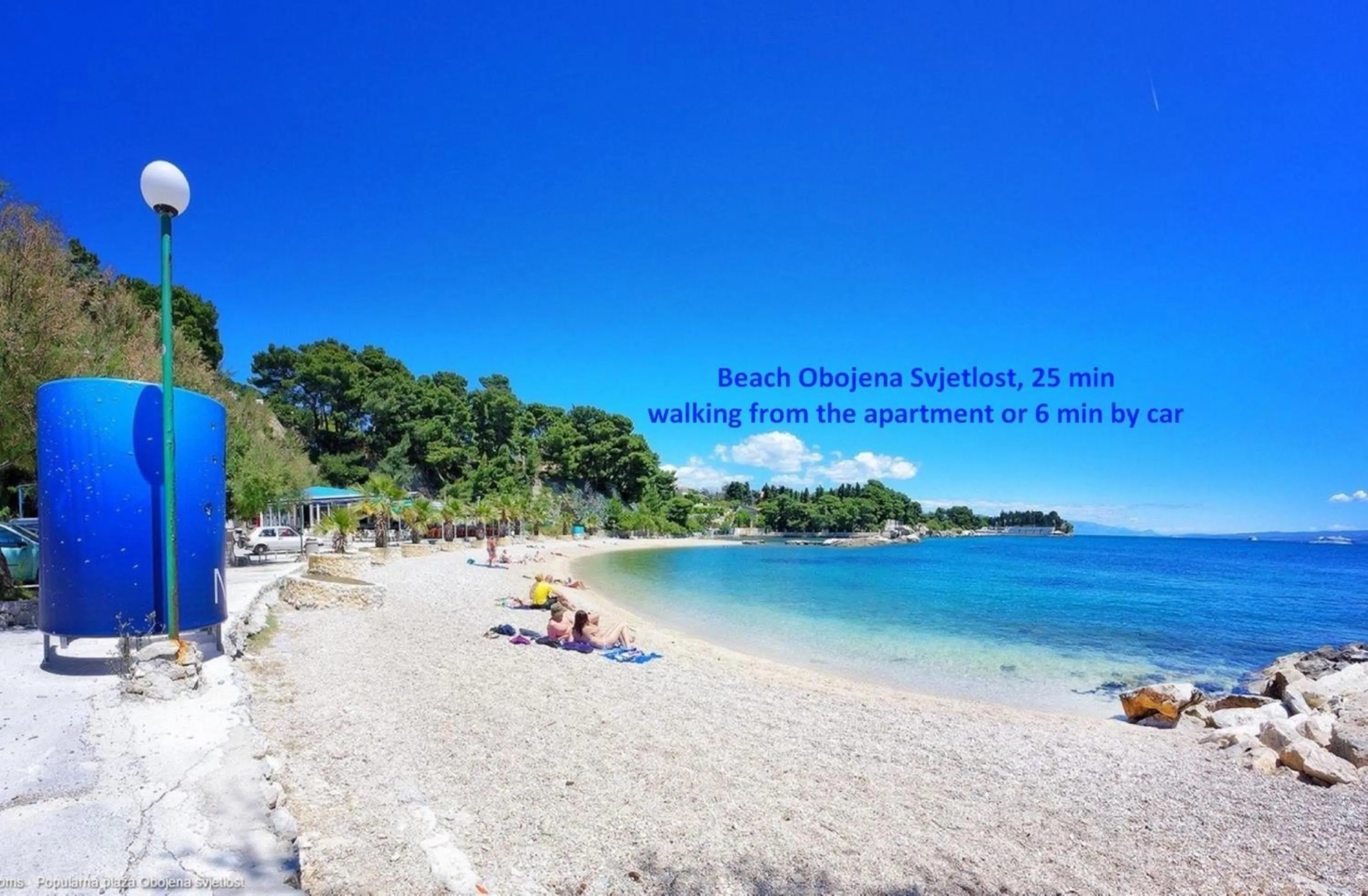 Natural landscape in Cool attic apartment Marina in the heart of Split