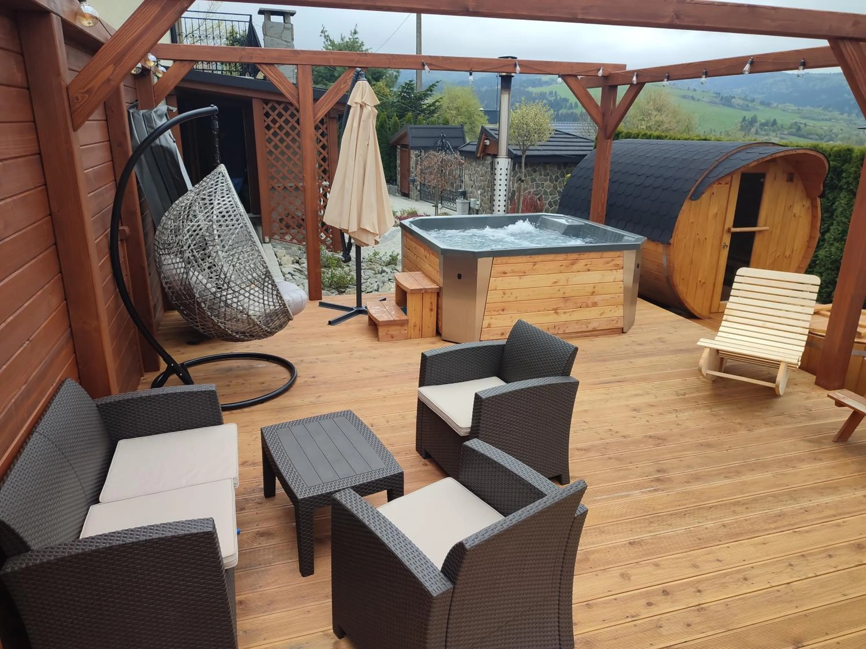 Sauna in Apartament na wzgórzu