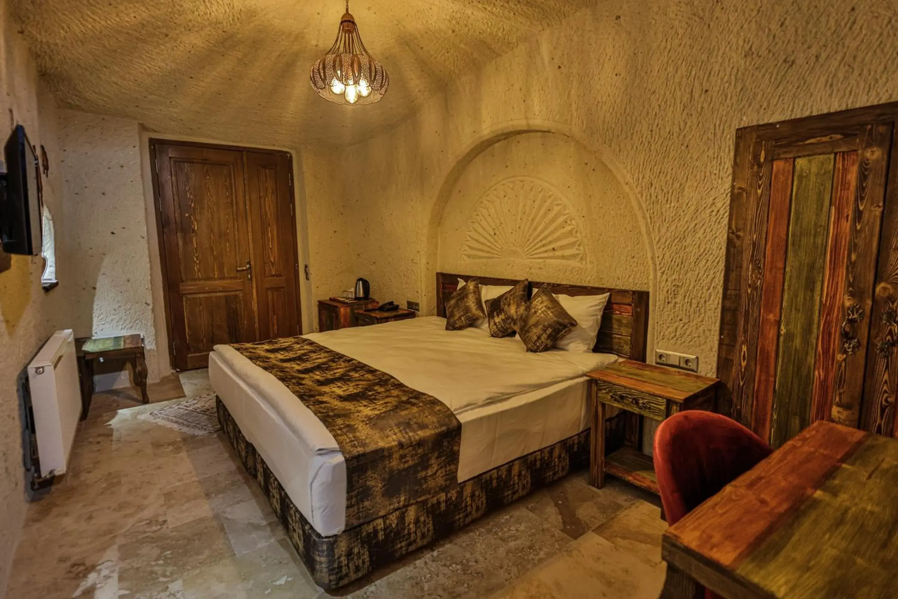 Photo of the whole room, Bed in CaveAdocia Stone&Cave Hotel Photo of the whole room, Bed in CaveAdocia Stone&Cave Hotel
