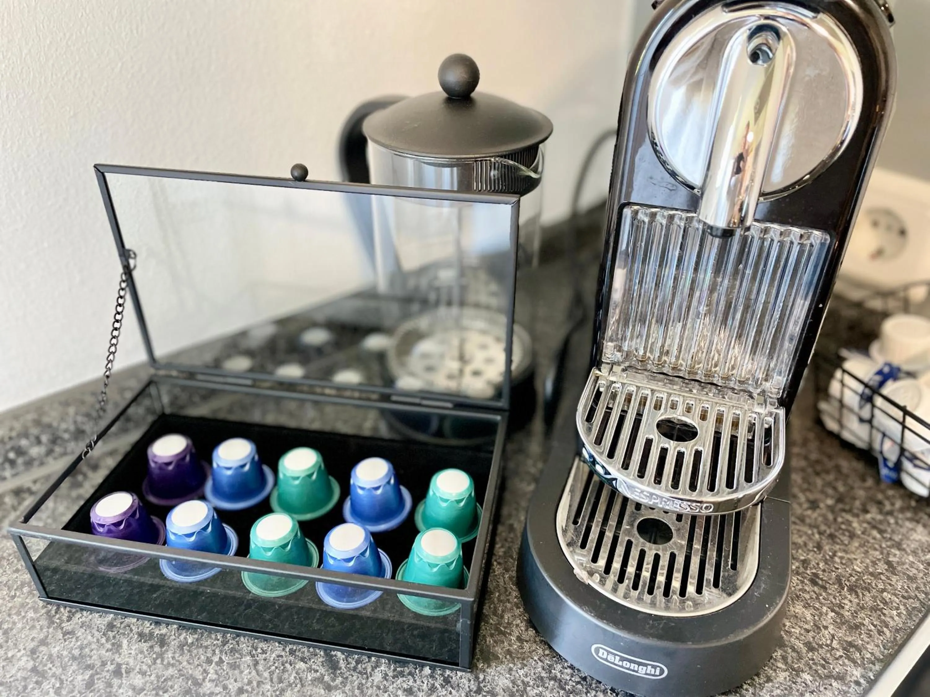 Coffee/tea facilities in Design Maisonette I Kamin I 10 Personen I Netflix