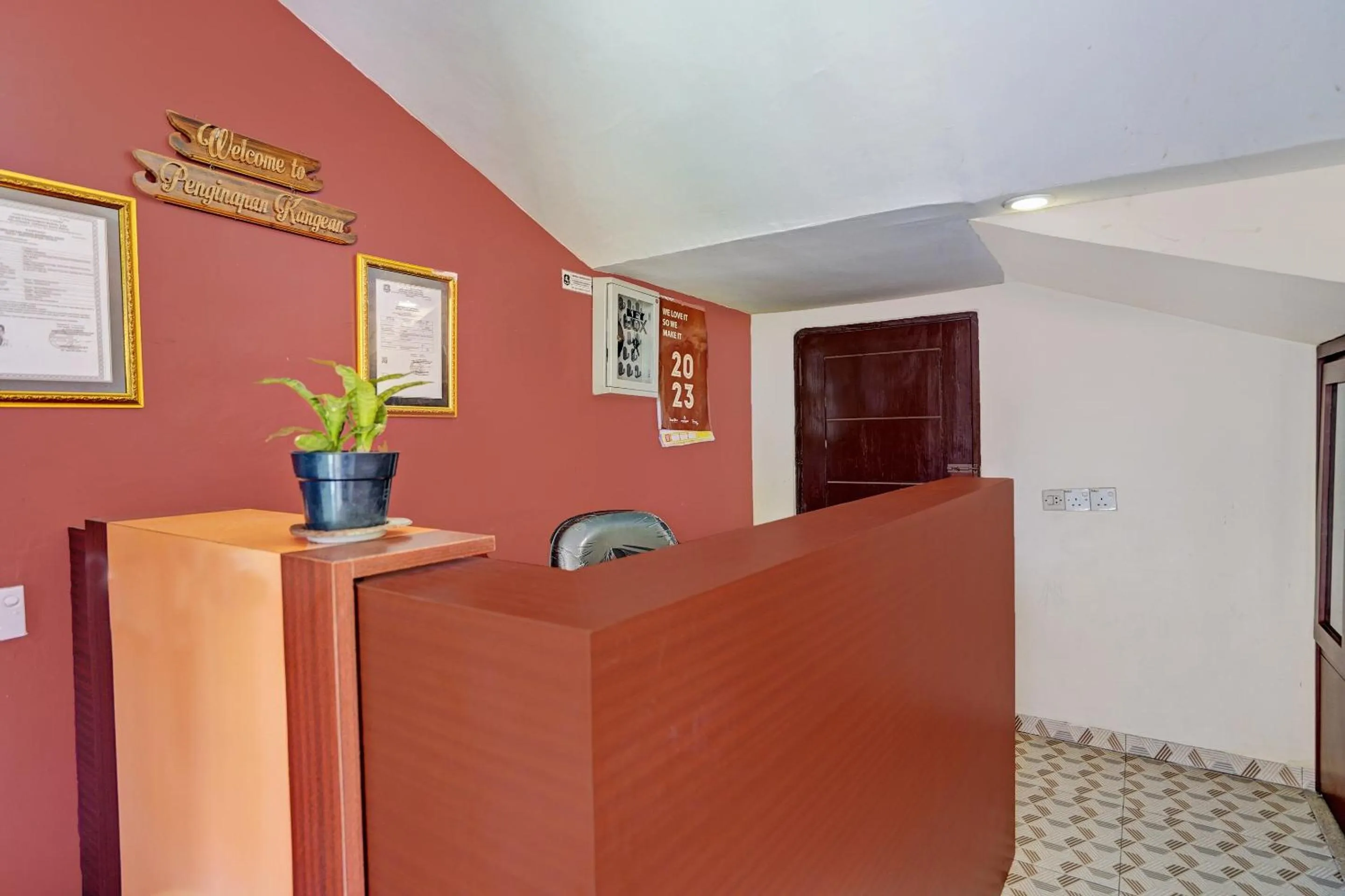 Lobby or reception in Hotel O Penginapan Kangean SyariahNearTaman Merdeka Kalianget