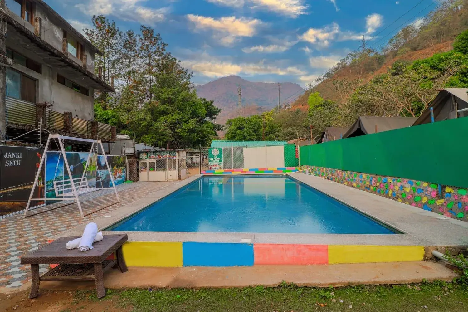 Swimming pool in The Hill Mount Resort Shivpuri Swimming pool in The Hill Mount Resort Shivpuri